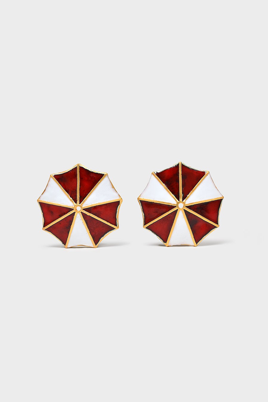 SUN EARRINGS - KIRMIZI