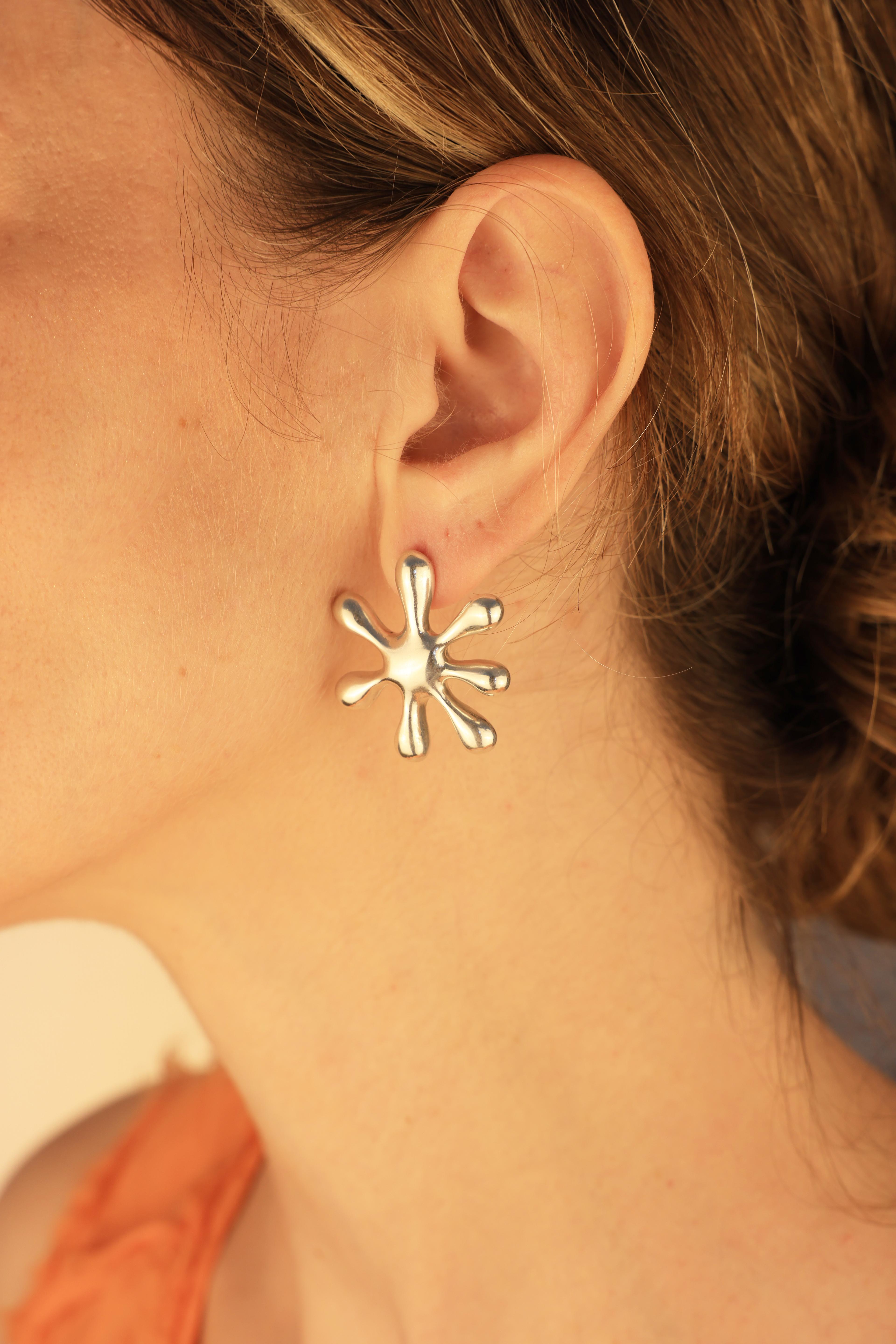 SPLASH EARRINGS - SPLASH GÜMÜŞ