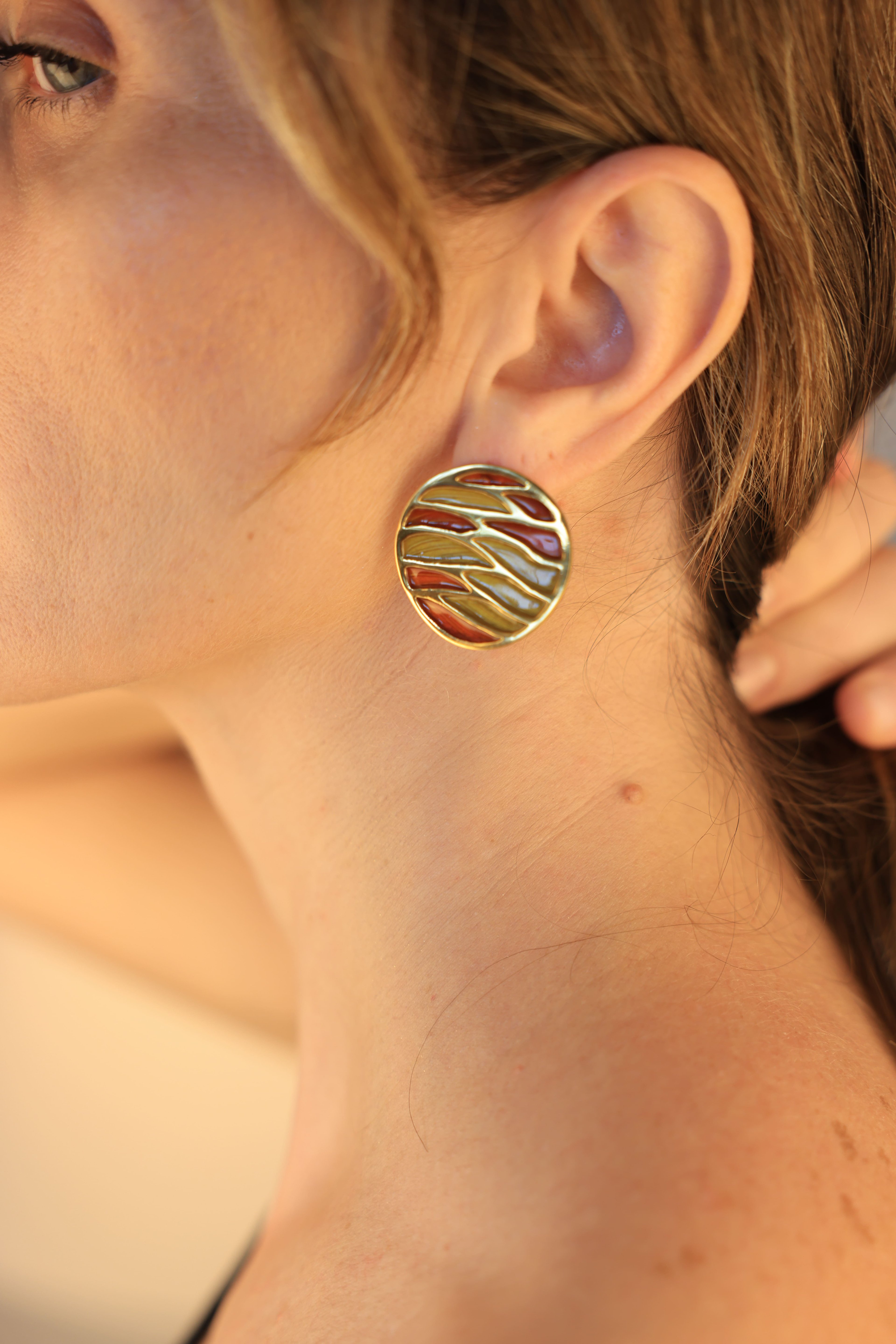 IL MARE EARRINGS - IL MARE BROWN
