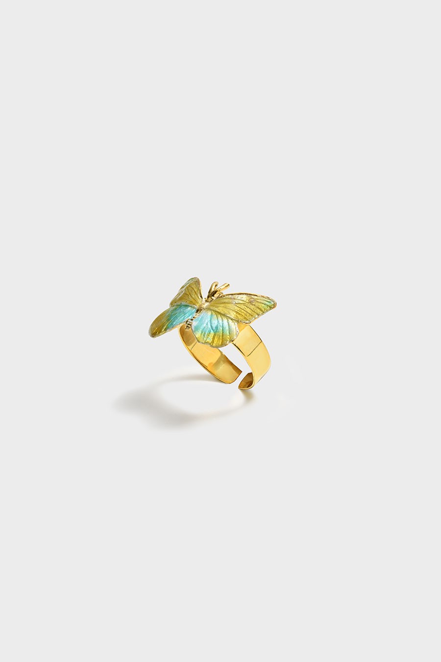 BUTTERFLY RING - SARI MİNE