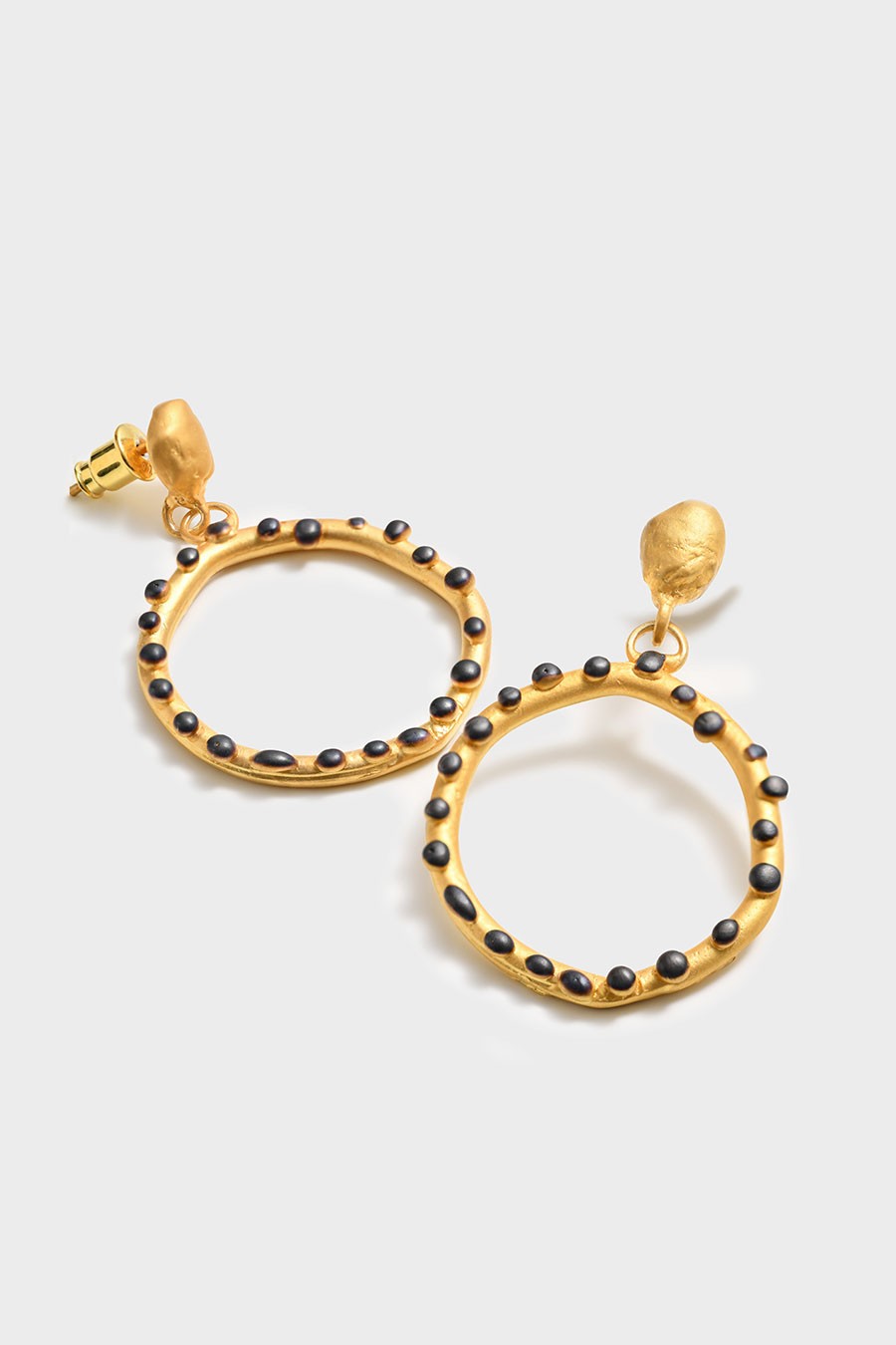 MOURI EARRINGS - Mouri Gold-Black