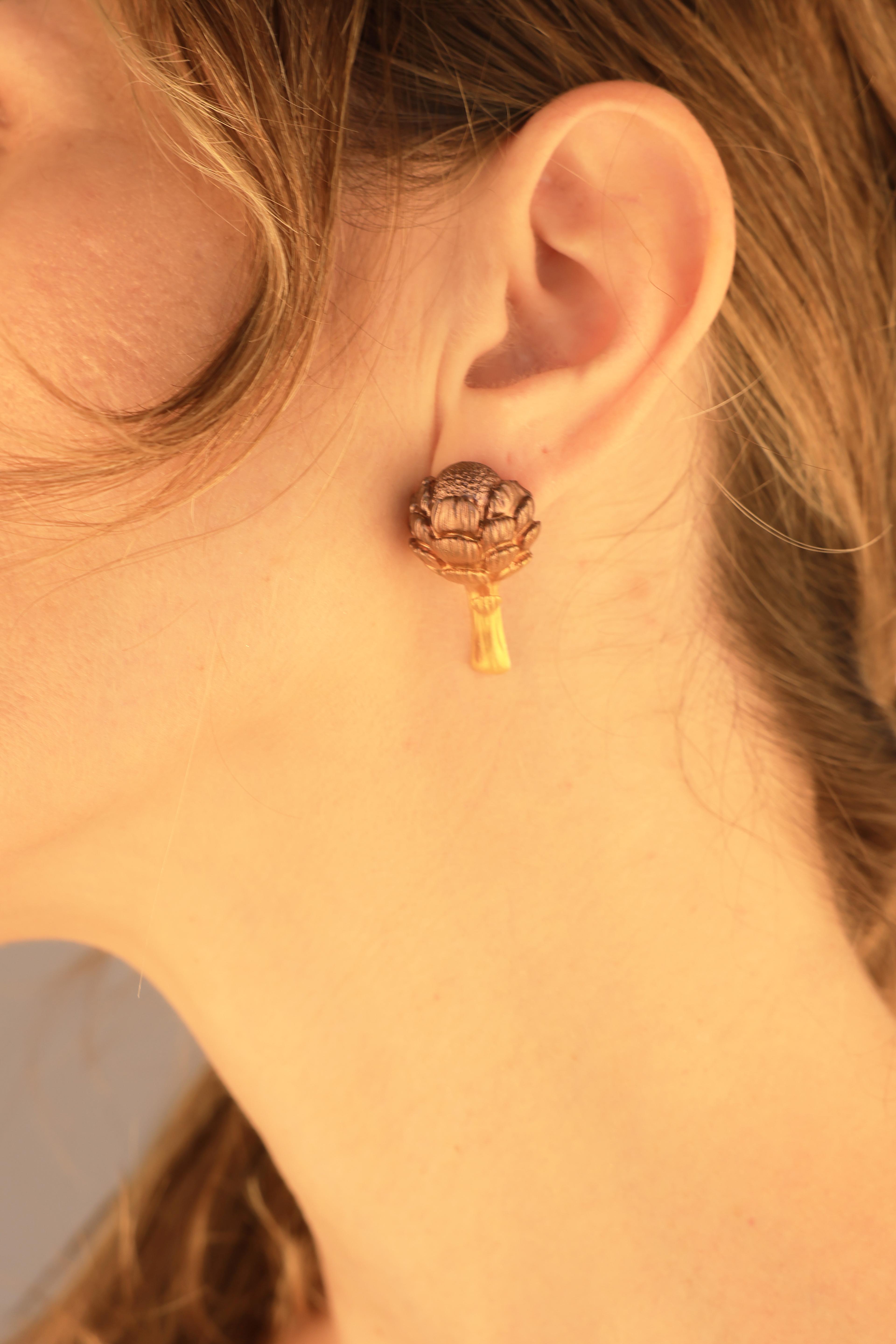 ARTICHOKE EARRINGS