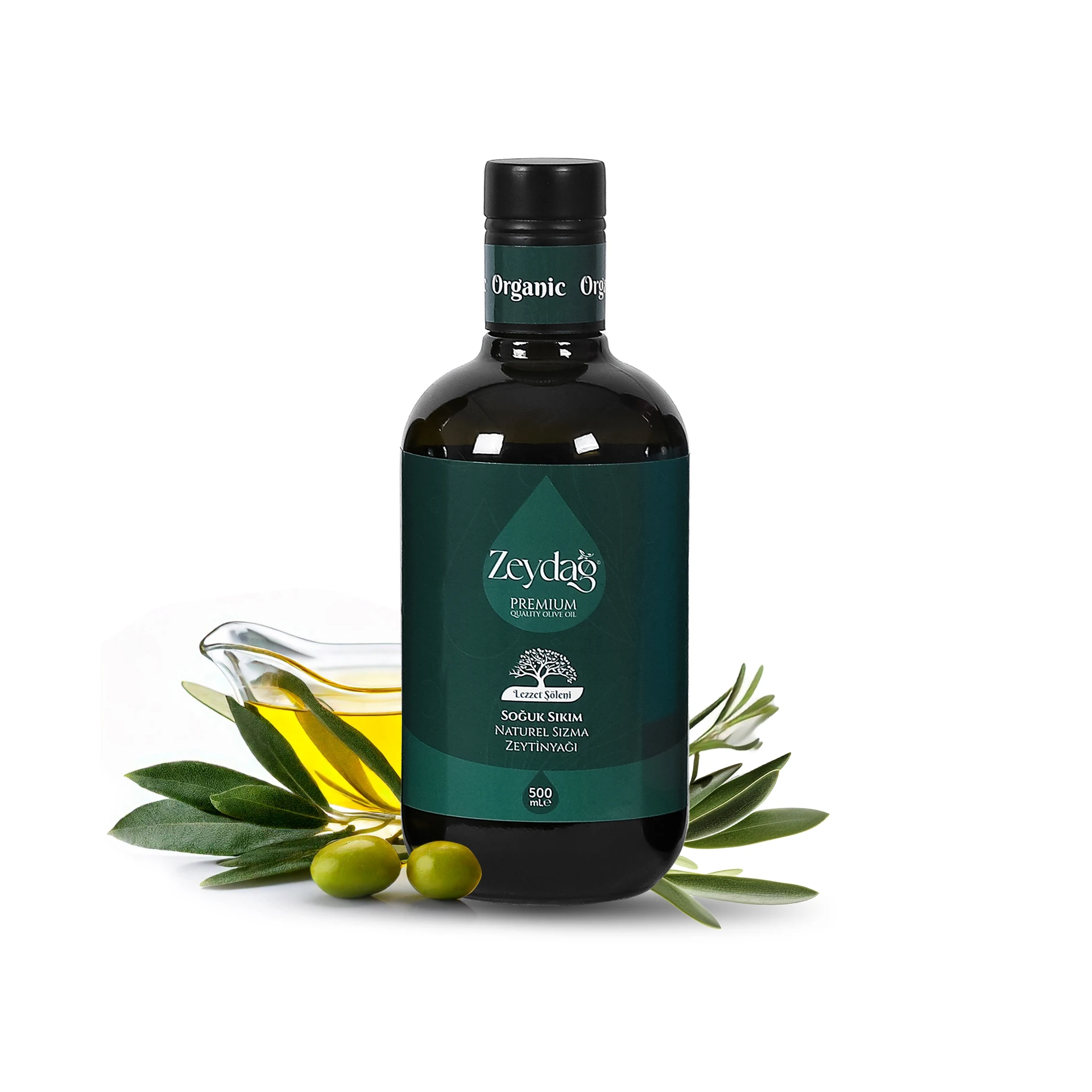 Lezzet Şöleni 500 ml Cam Şişe Naturel Sızma Zeytinyağı 