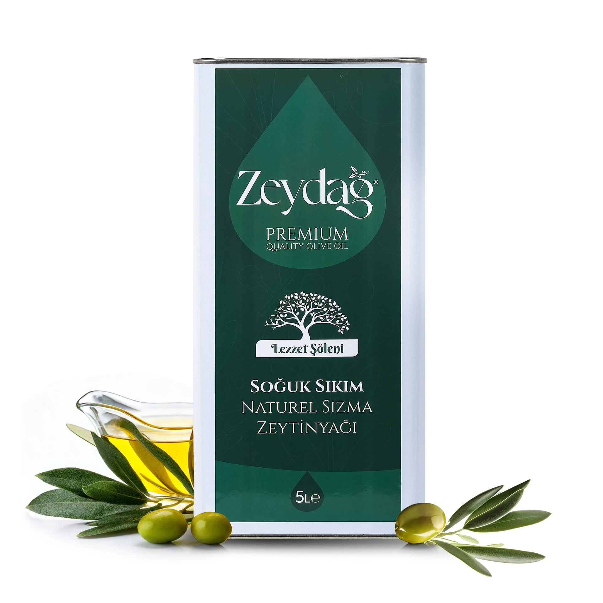 Lezzet Şöleni 5 L Soğuk Sıkım Naturel Sızma Zeytinyağı 