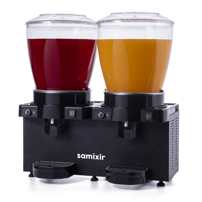 Çift Hazneli Fıskiyeli & Karıştırıcılı Soğuk İçecek Dispenseri ( 44L )