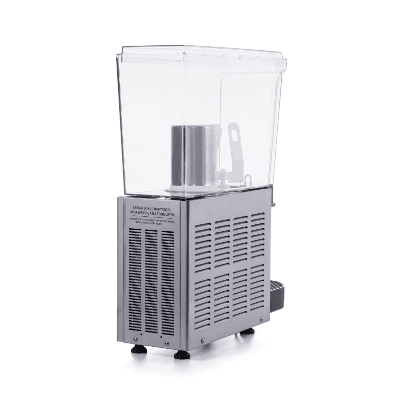 Tekli Soğuk İçecek Dispenseri Fıskiyeli & Karıştırıcılı (20L)