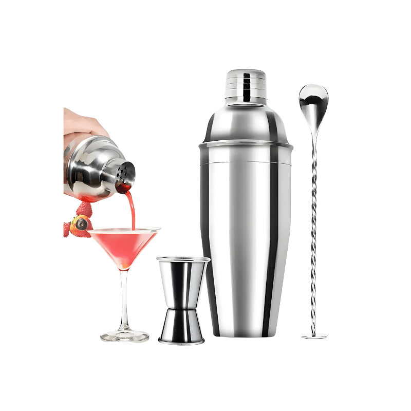 Kokteyl Shaker Seti 3 Parça 
