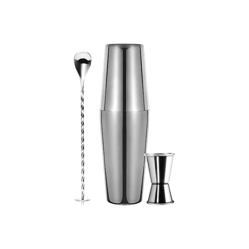  3 Parça Avantajlı Kokteyl Seti – Boston Shaker (750ml)    