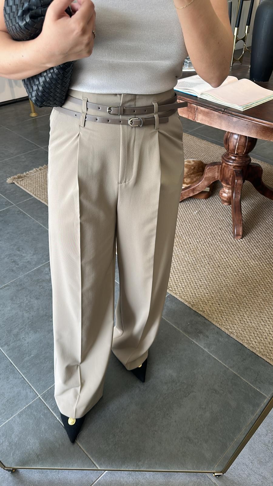 2786 Kemerli Pantolon