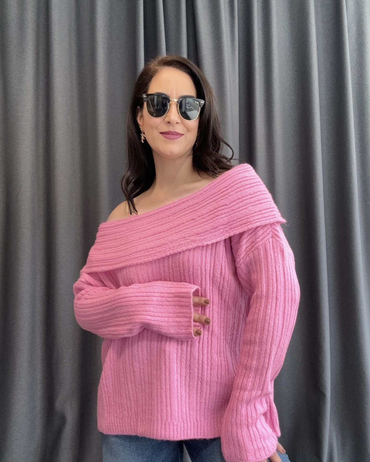 PEMBE MADONNA YAKA PREMIUM KAZAK