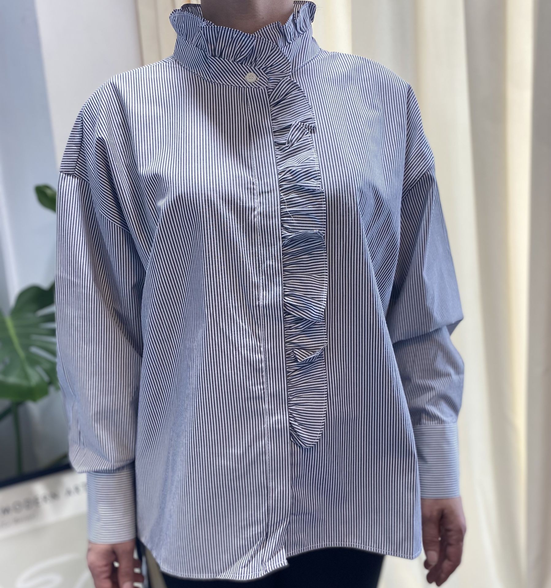 Oversize Kalıp Çizgili Gömlek