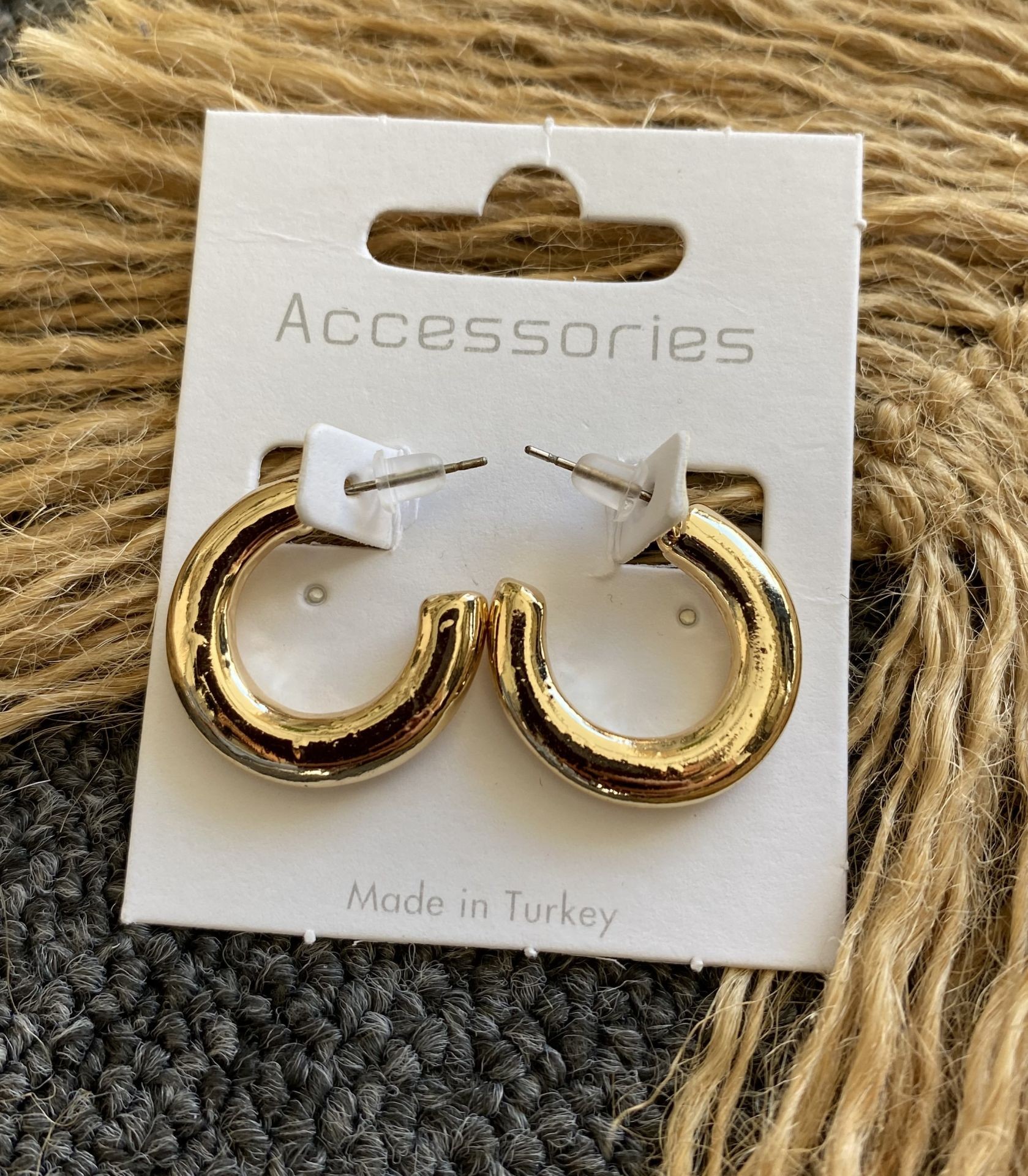 Gold Halka Küpe