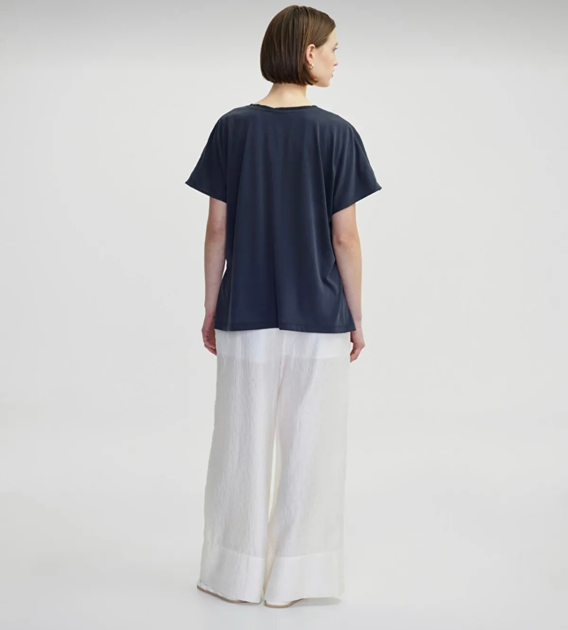 İPEKYOL TENCEL ANTRASİT BLUZ