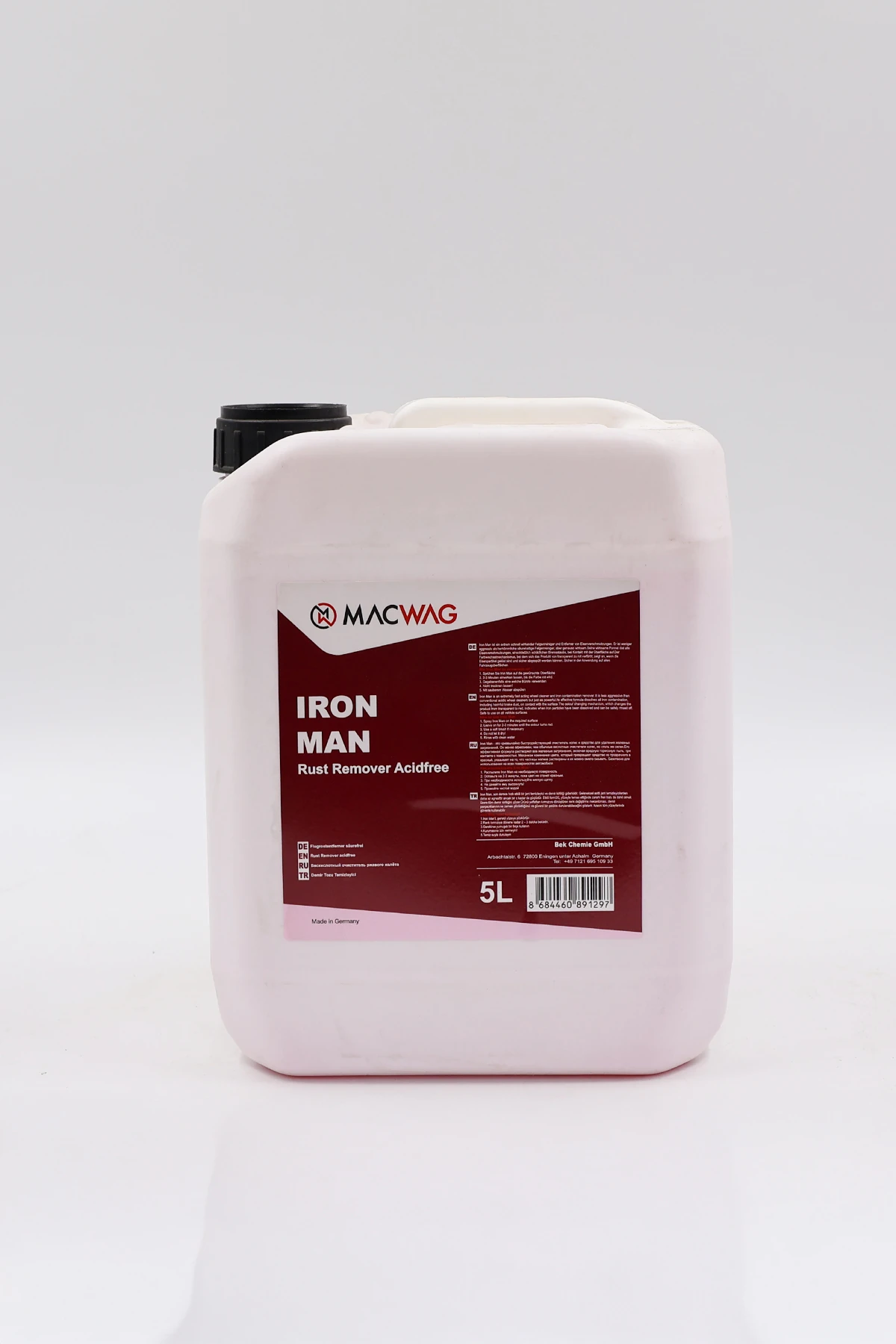 MACWAG IRON MAN 5 Lt (Demirtozu Temizleyici)