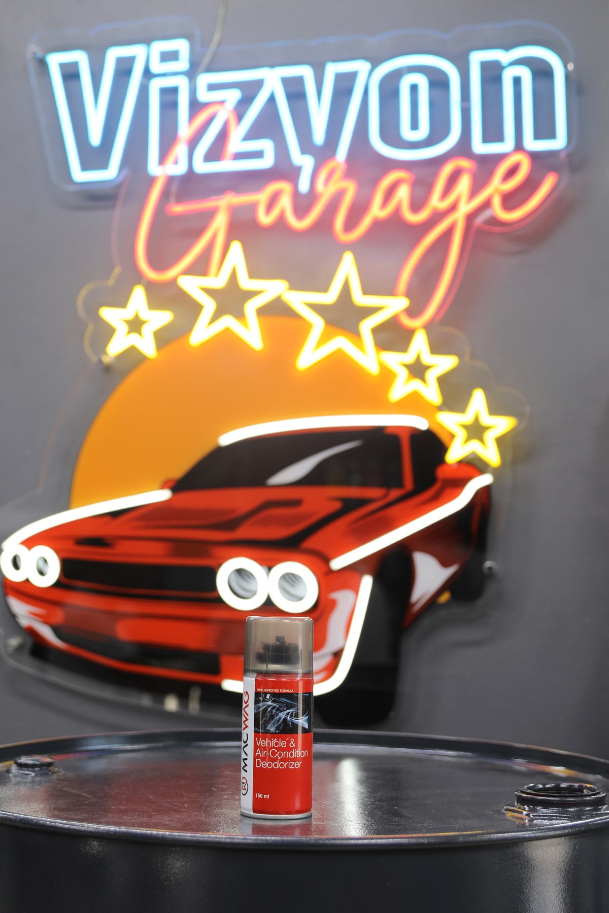 MACWAG VEHICLE & AIR CONDITION DEODORIZER 150 ML. (RED – STRONG DESIRE) (Klima Bombası)