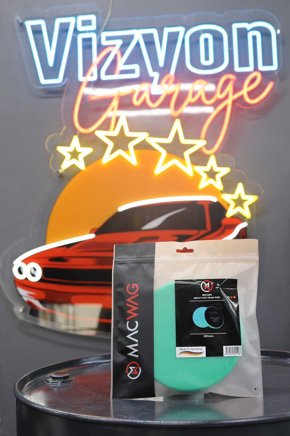 MACWAG HEAVY CUT PAD ROTARY (Kalın Pasta Süngeri)