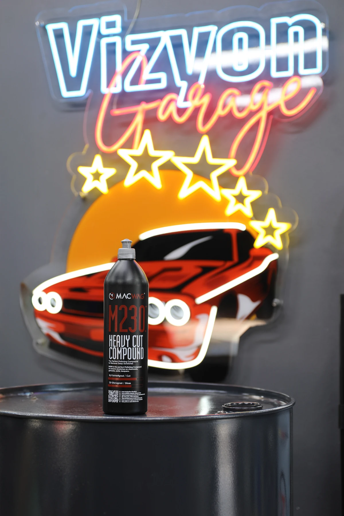 MACWAG M230 HEAVY CUT COMPOUND 1 LT (Kalın Pasta / Yeni Ambalaj)