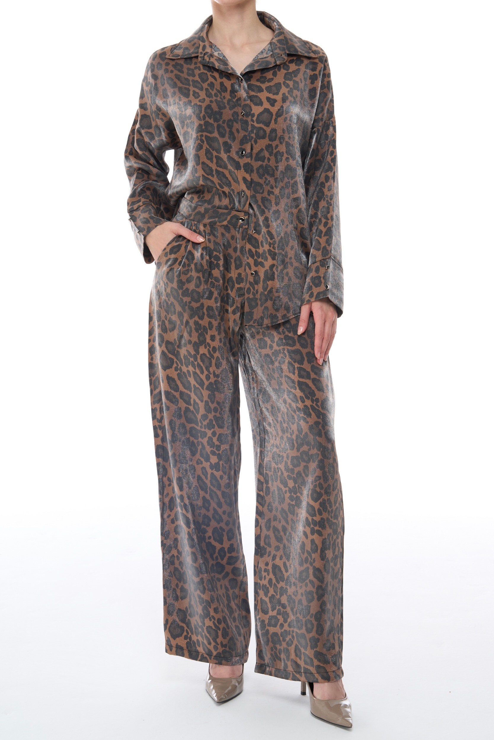 VICTORIA SUIT - Leopard - Brown