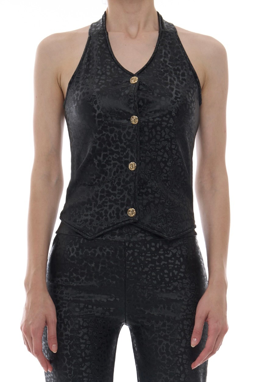 CARMELA LEOPARD VEST