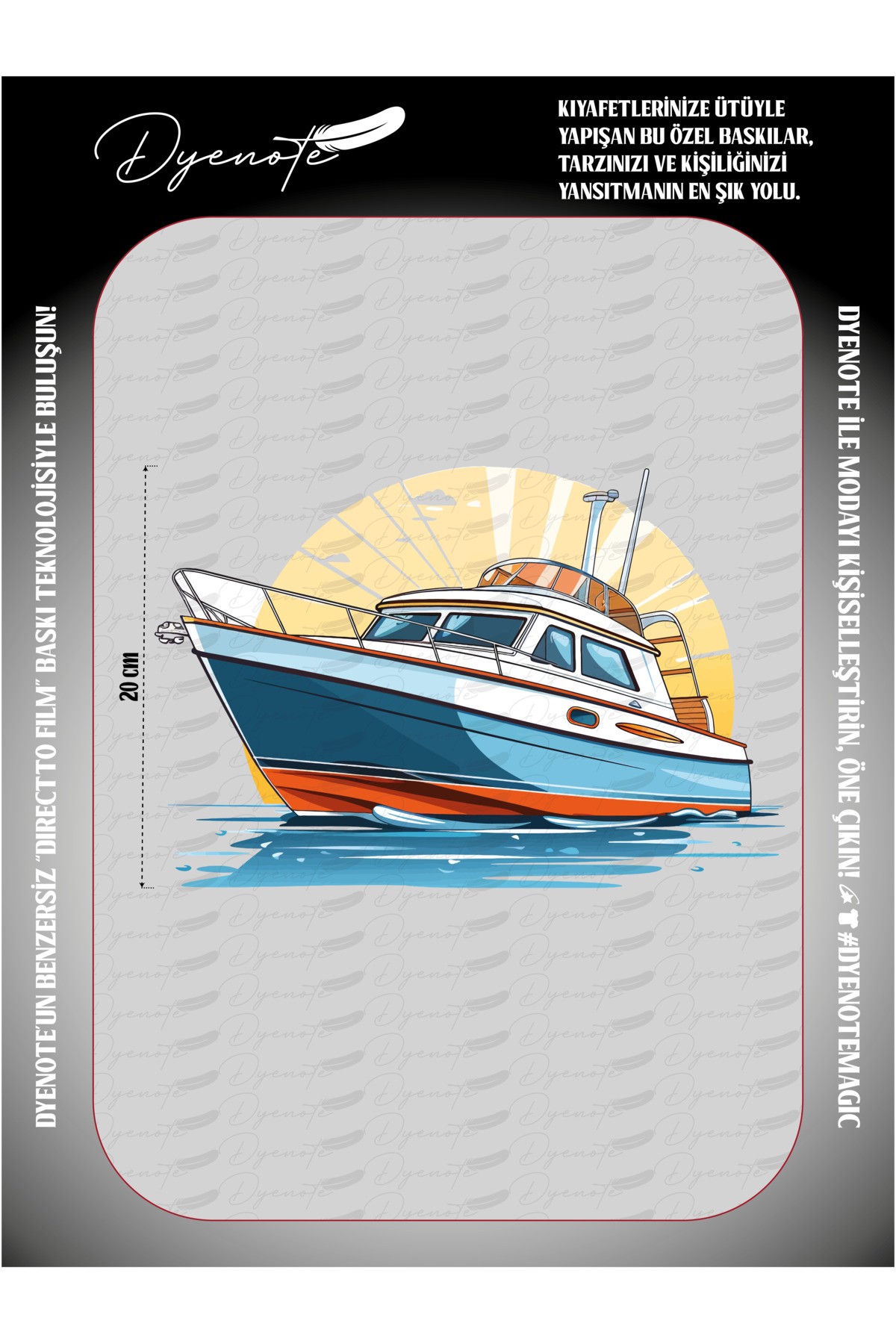 Yacht Marine Boat Sea Fabric Applique Patch Iron On Transfer Printing Paper Dtf Rigging