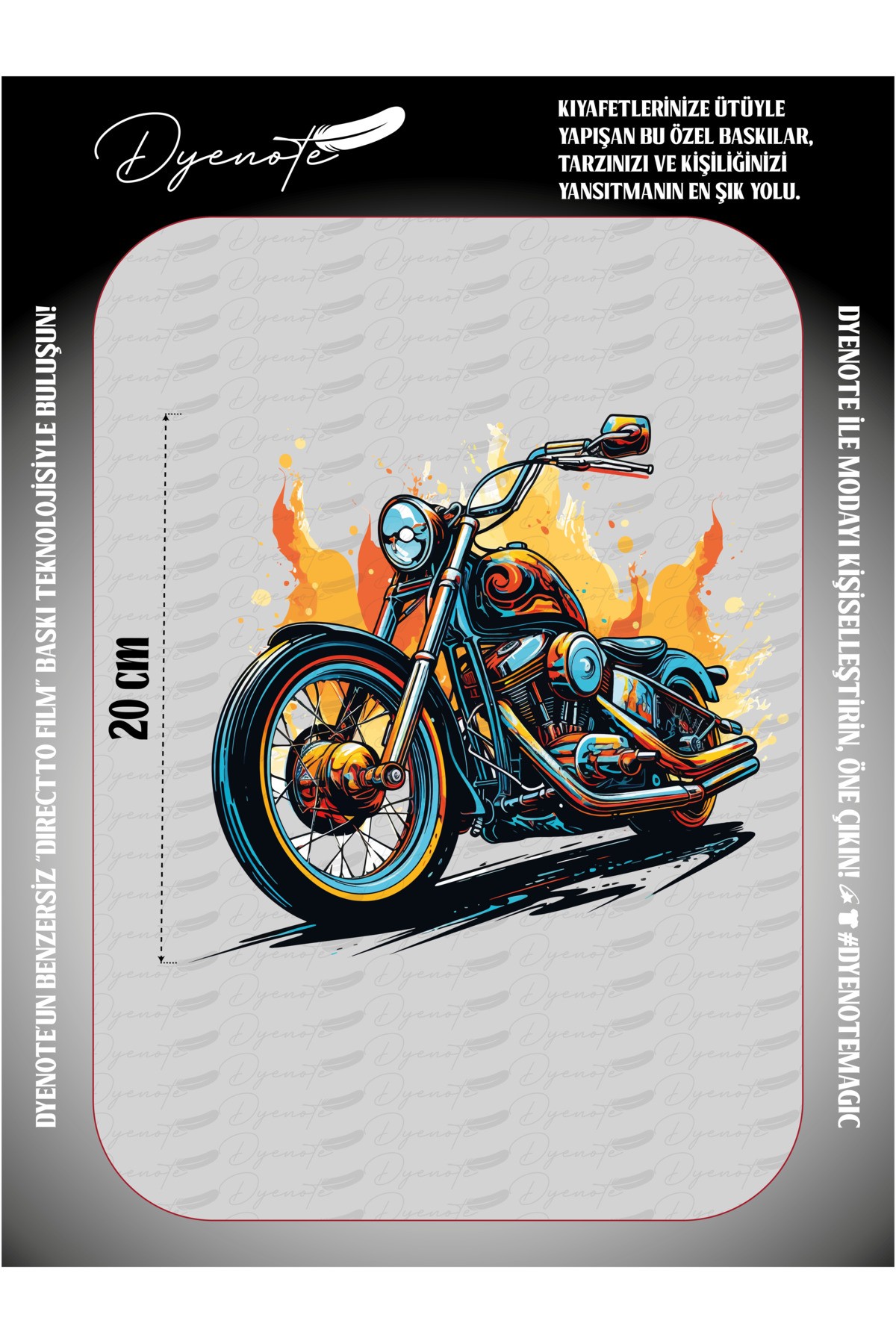 Motorcycle Rider Fabric Applique Patch With Iron On Adhesive Transfer Paper Dtf Emblem