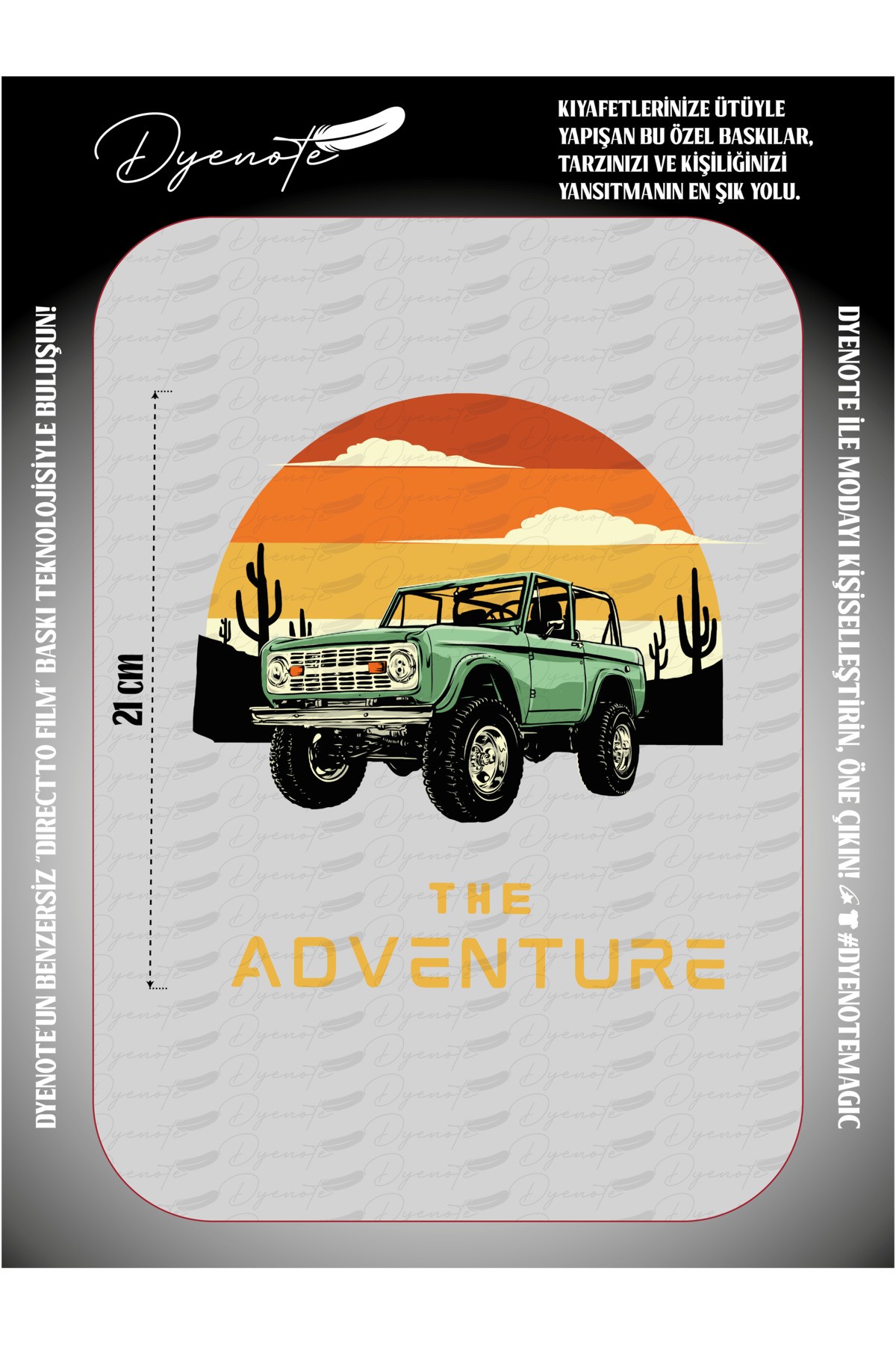 Adventure Off Road Fabric Applique Patch With Iron On Adhesive Transfer Printing Paper Dtf Arma