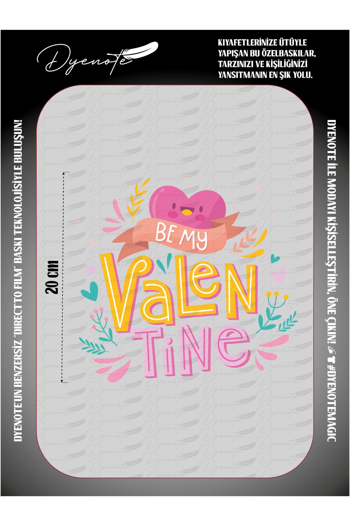 Be My Darling Colorful Colorful Fabric Applique Patch With Iron On Transfer Paper Dtf Emblem