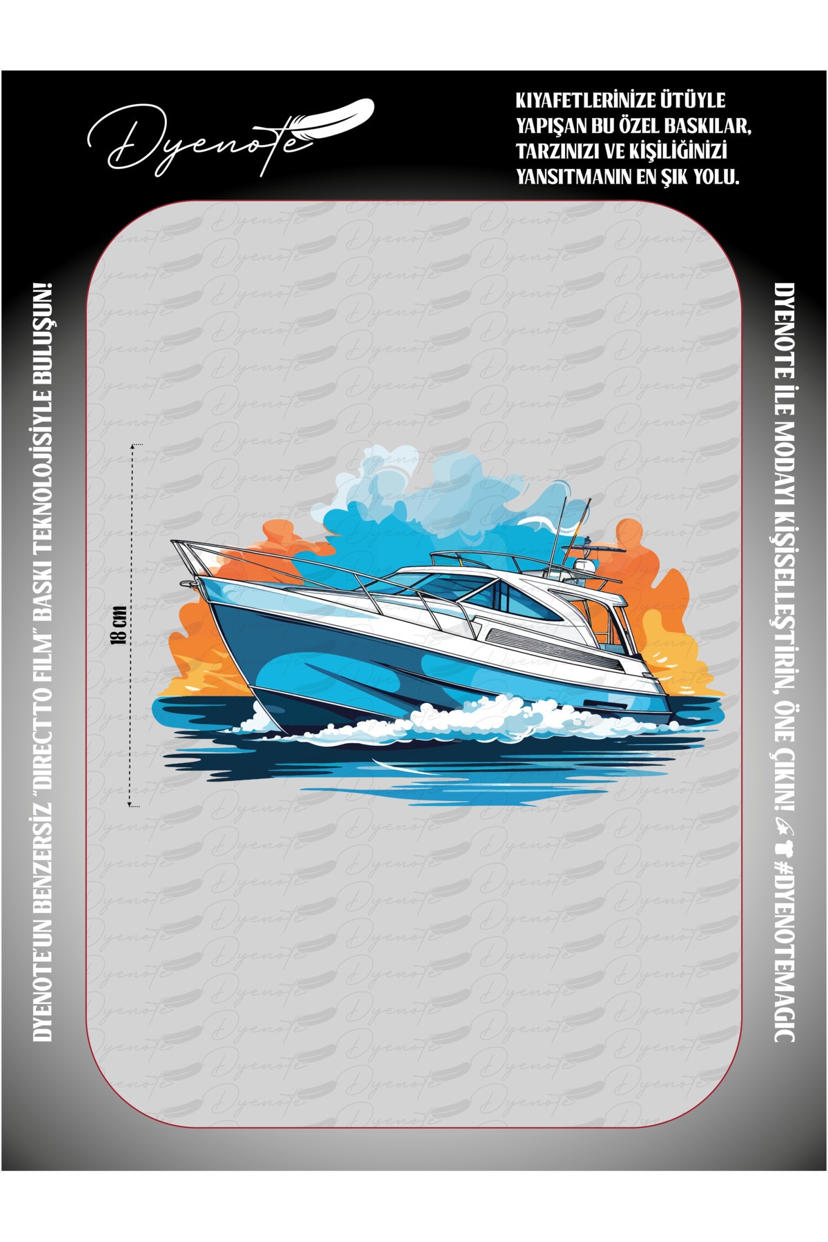 Yacht Marine Boat Sea Fabric Applique Patch Iron On Transfer Printing Paper Dtf Rigging