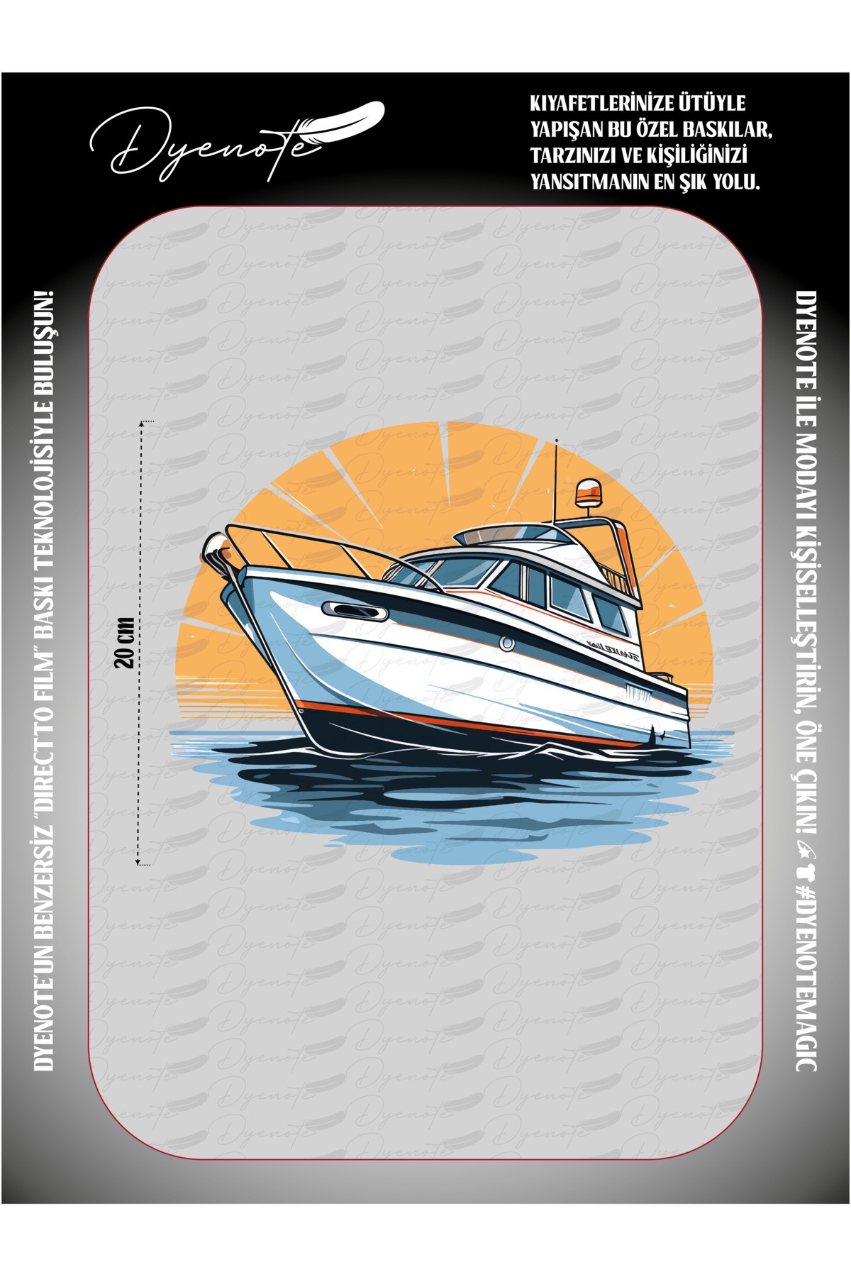 Yacht Marine Boat Sea Fabric Applique Patch Iron On Transfer Paper Dtf Rigging