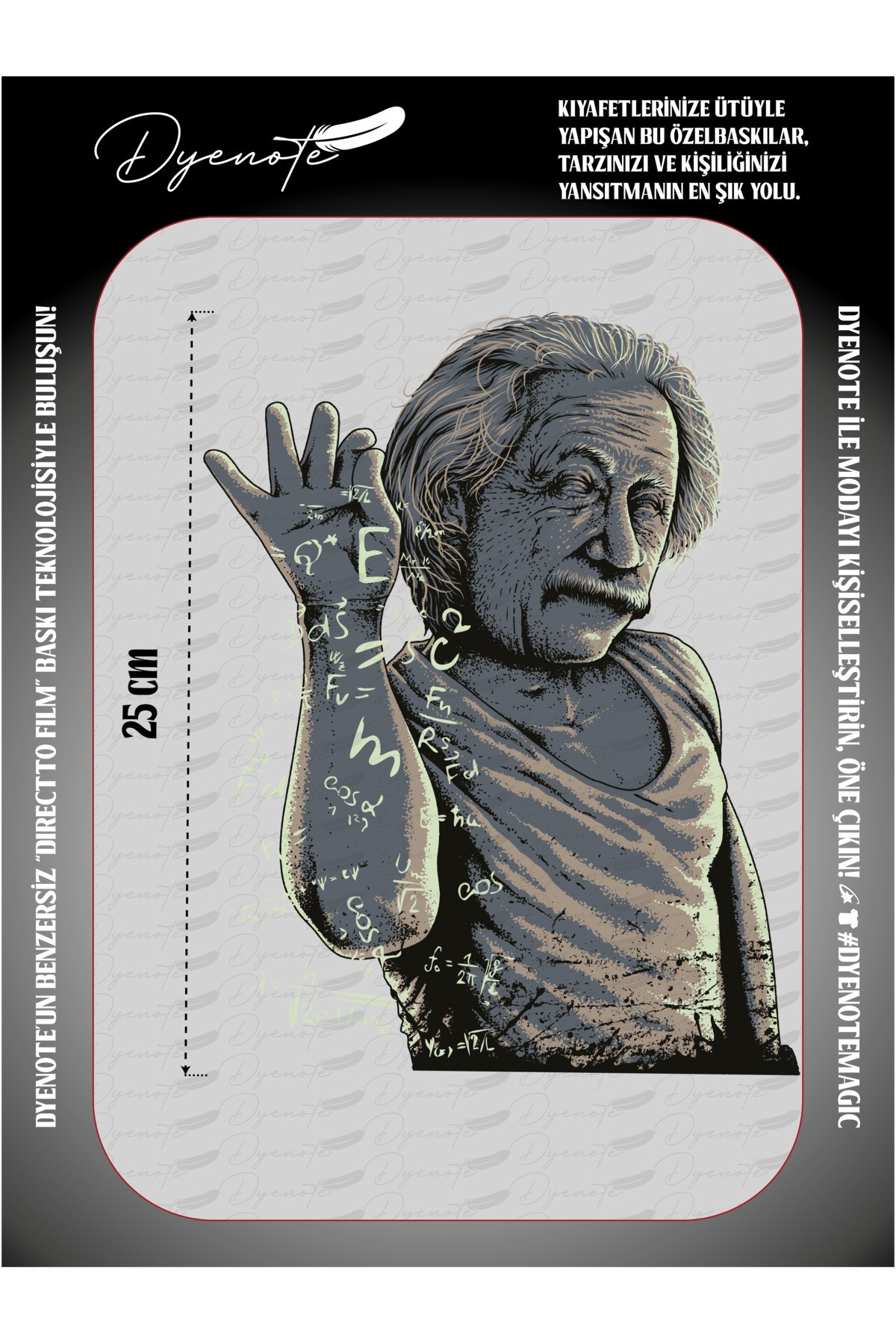 Albert Einstein Salt Bae Physics Patch Iron Adhesive Transfer Paper Dtf Arma