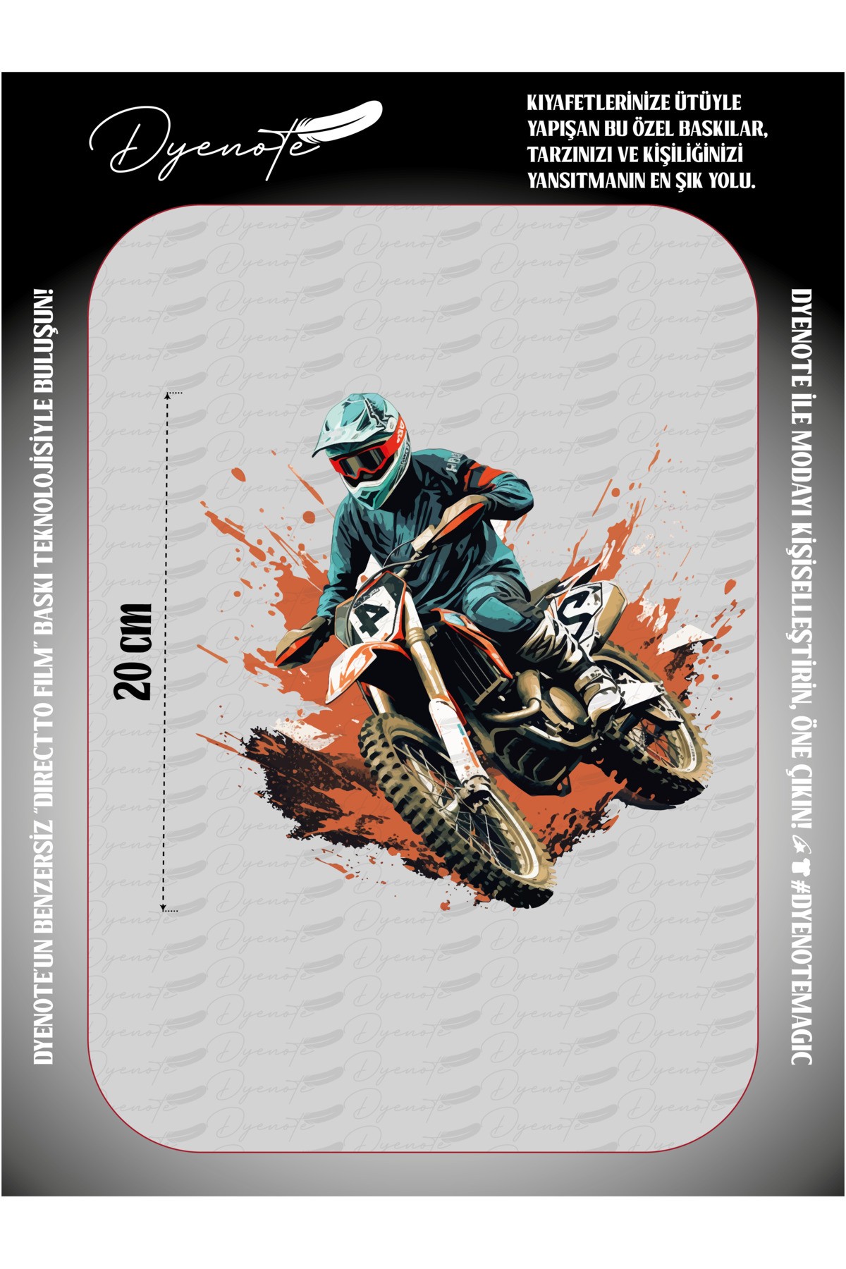 Motorcycle Rider Fabric Applique Patch With Iron On Adhesive Transfer Paper Dtf Emblem