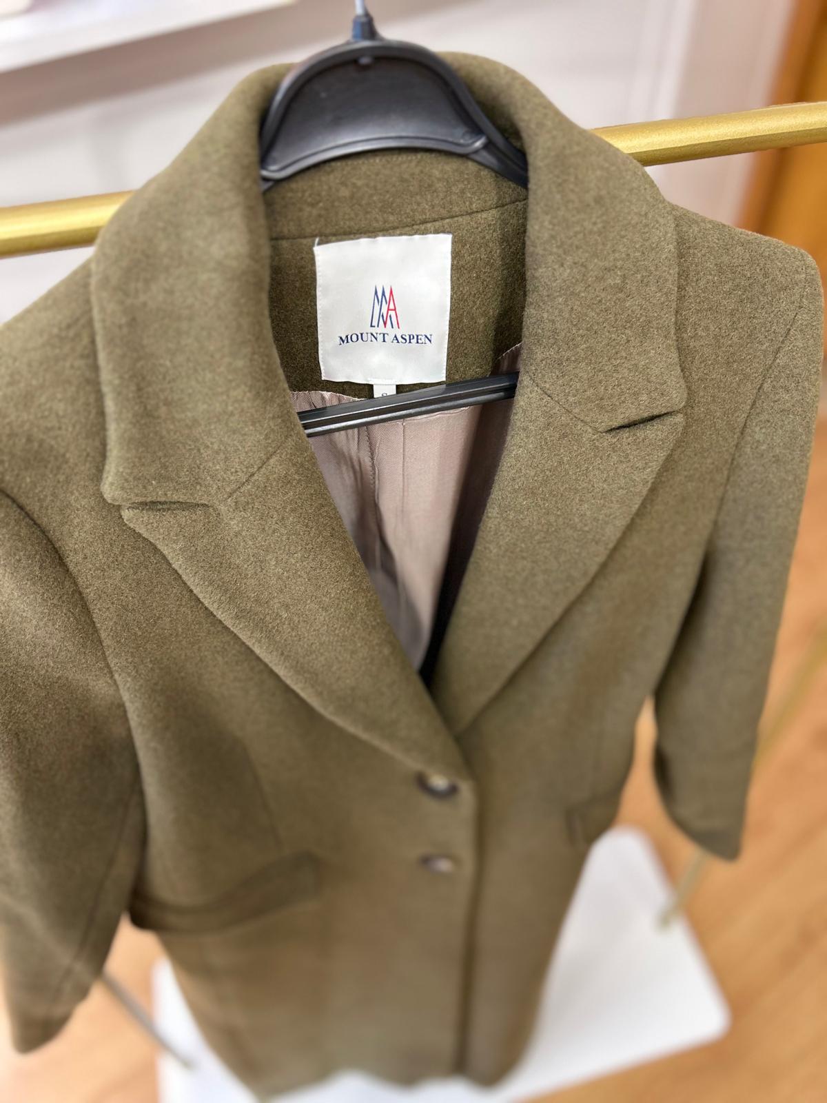 ORJ MARKA YÜN HAKİ KAŞE KABAN