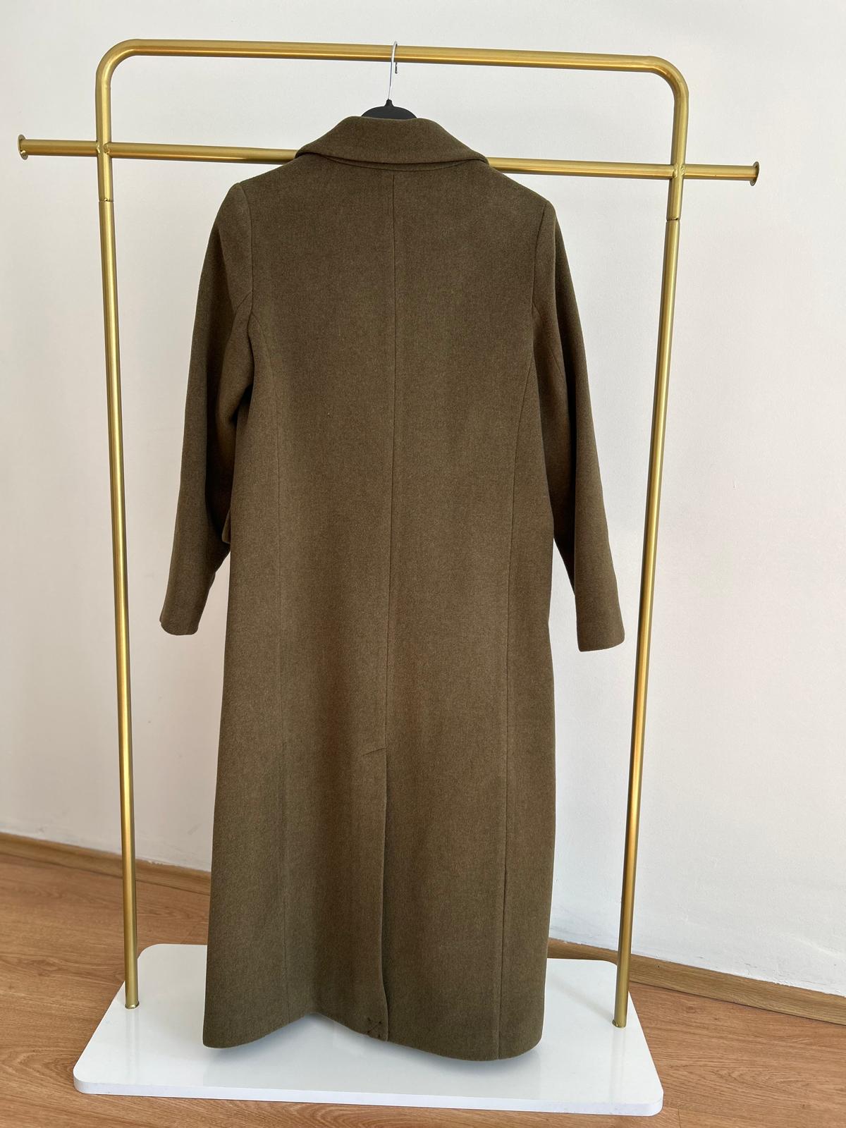 ORJ MARKA YÜN HAKİ KAŞE KABAN