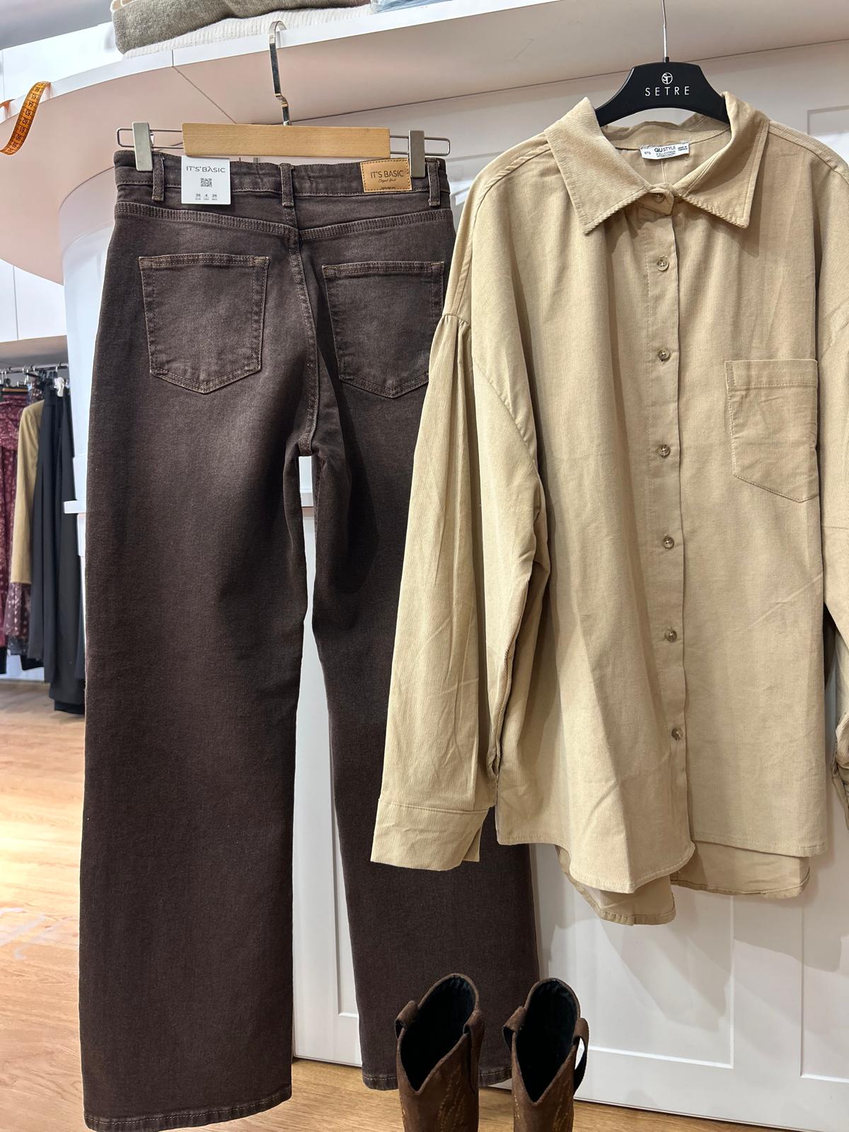 KAHVERENGİ JEAN PANTOLON