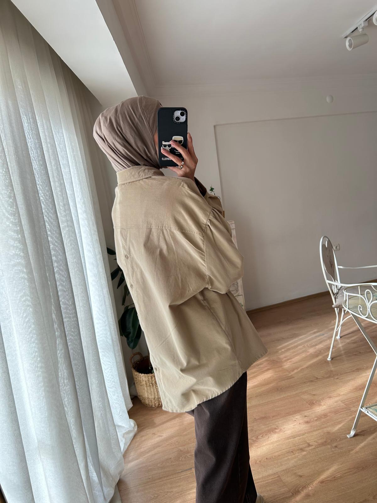 FİTİLLİ KADİFE GÖMLEK