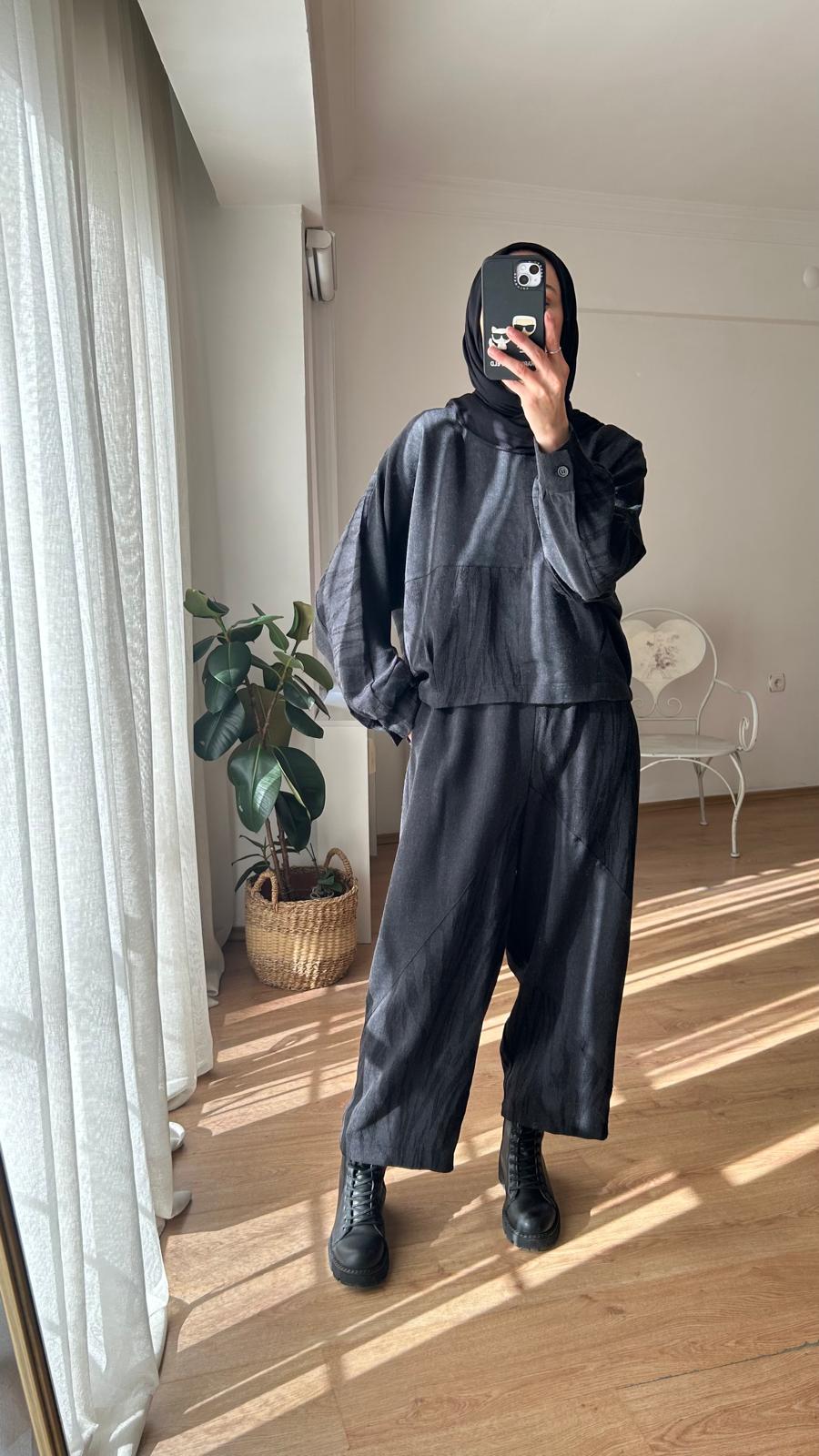 ANYA ŞALVAR PANTOLON BLUZ TAKIMI