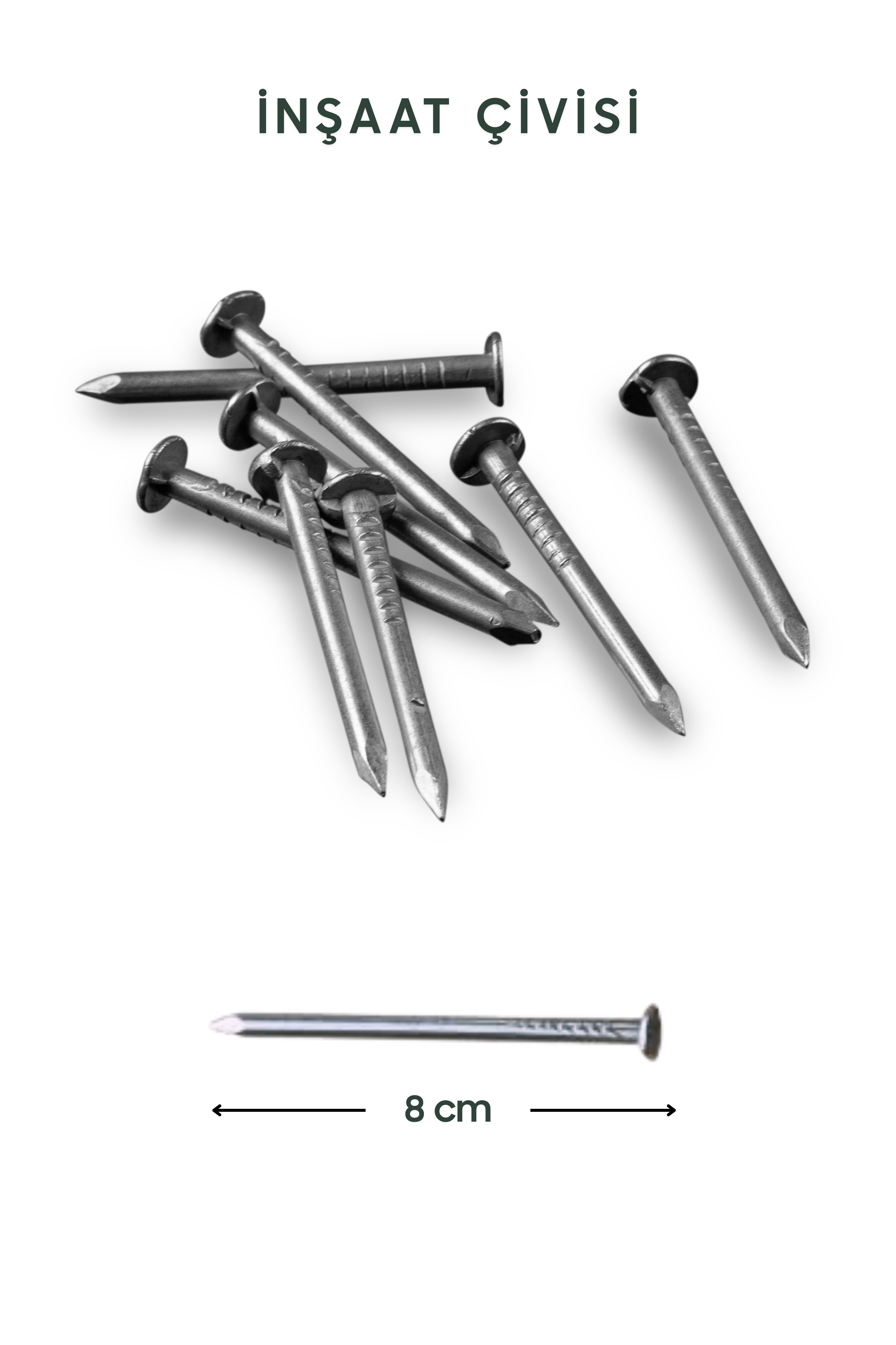 İnşaat Çivisi 25 kg - 8 cm