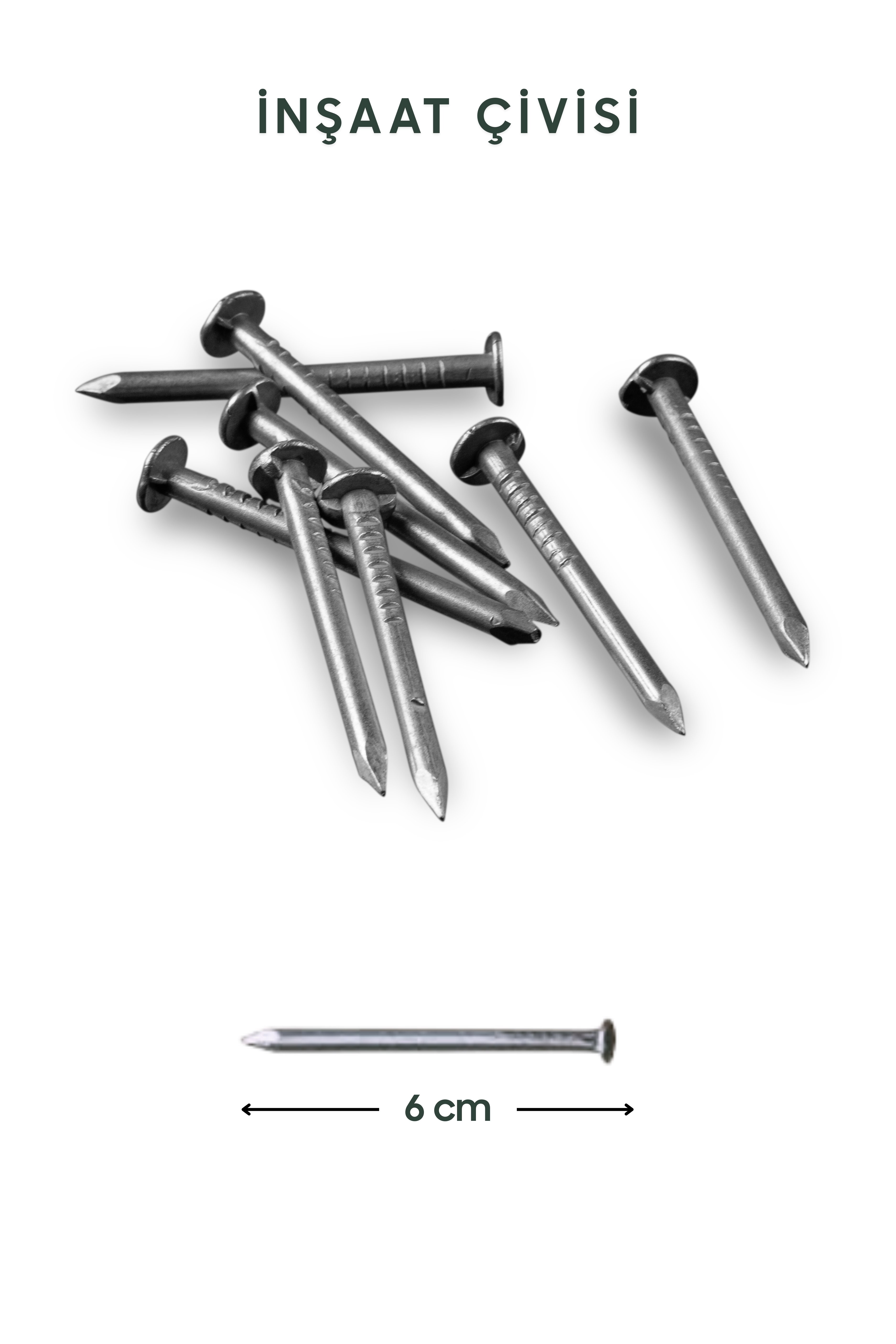İnşaat Çivisi 25 kg - 6 cm