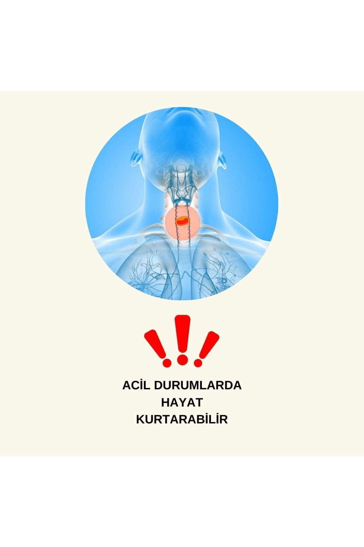 Hemlik Acil Müdahale ve Kurtarma Pompası - Yetişkin ve Çocuklar İçin 2'li Paket