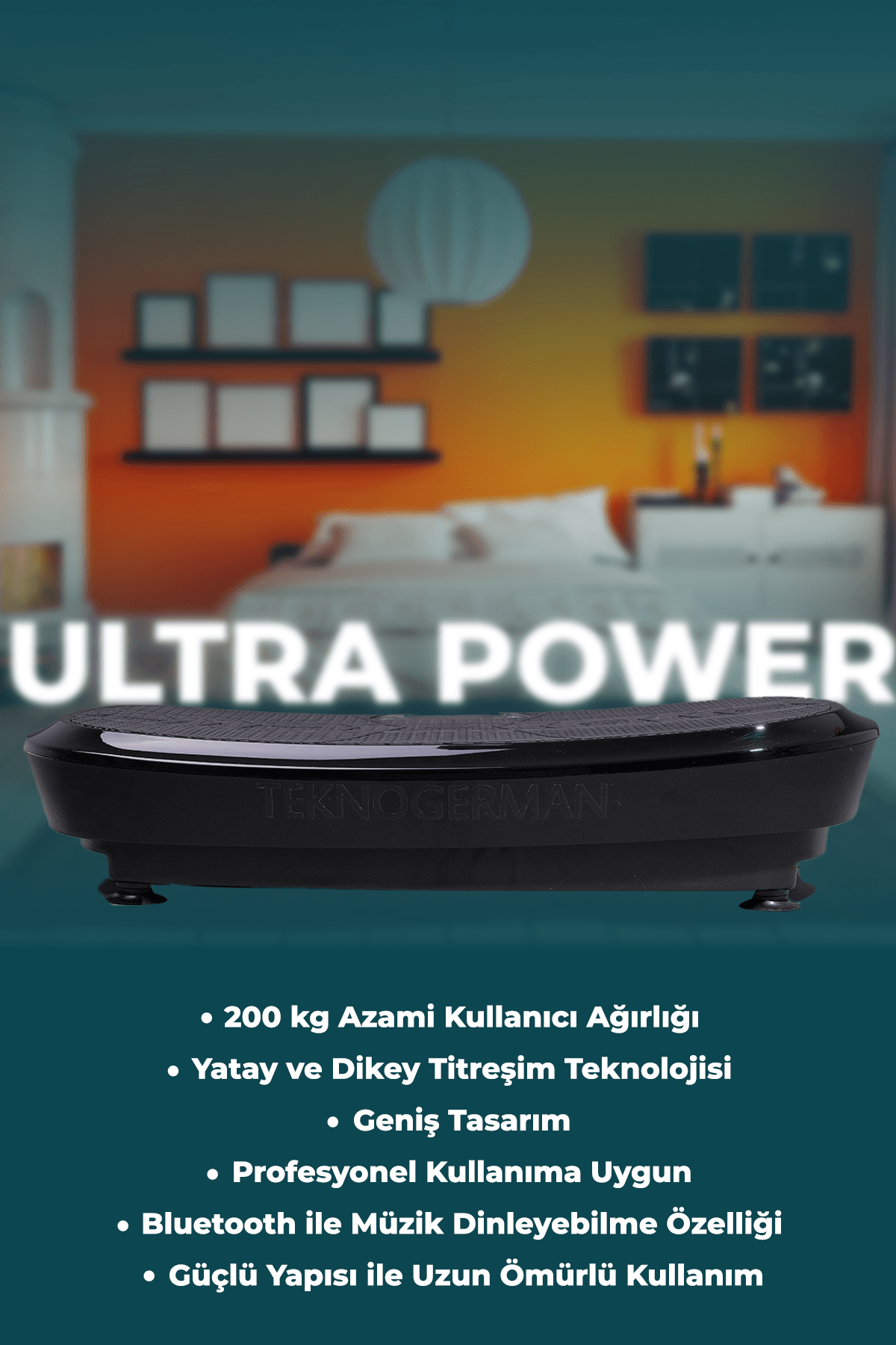 Ultrapower Model Yüksek Titreşimli Zayıflama ve Spor Cihazı