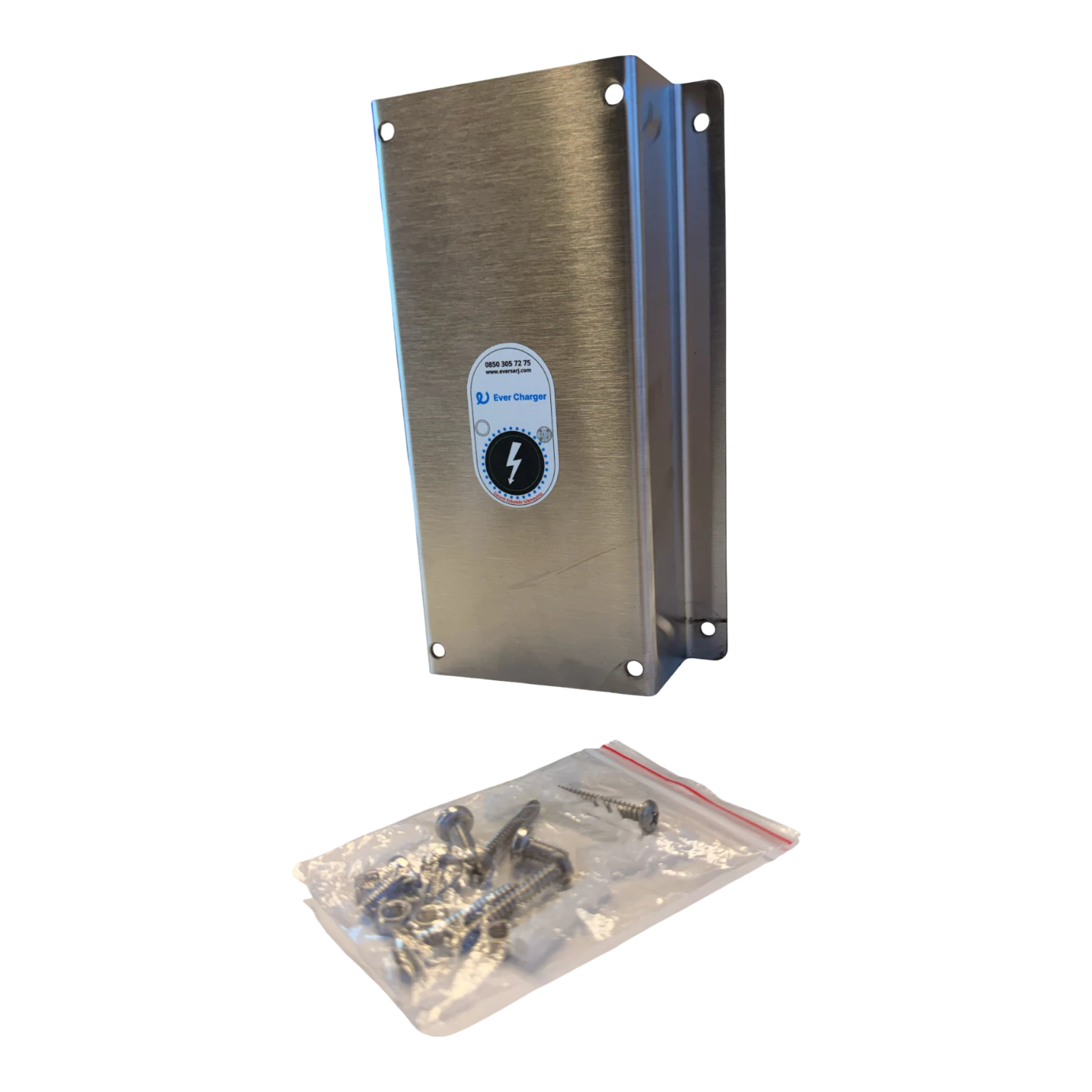 Ever Charger Duvara Montaj Aparatı Yükselticisi Paslanmaz Metal