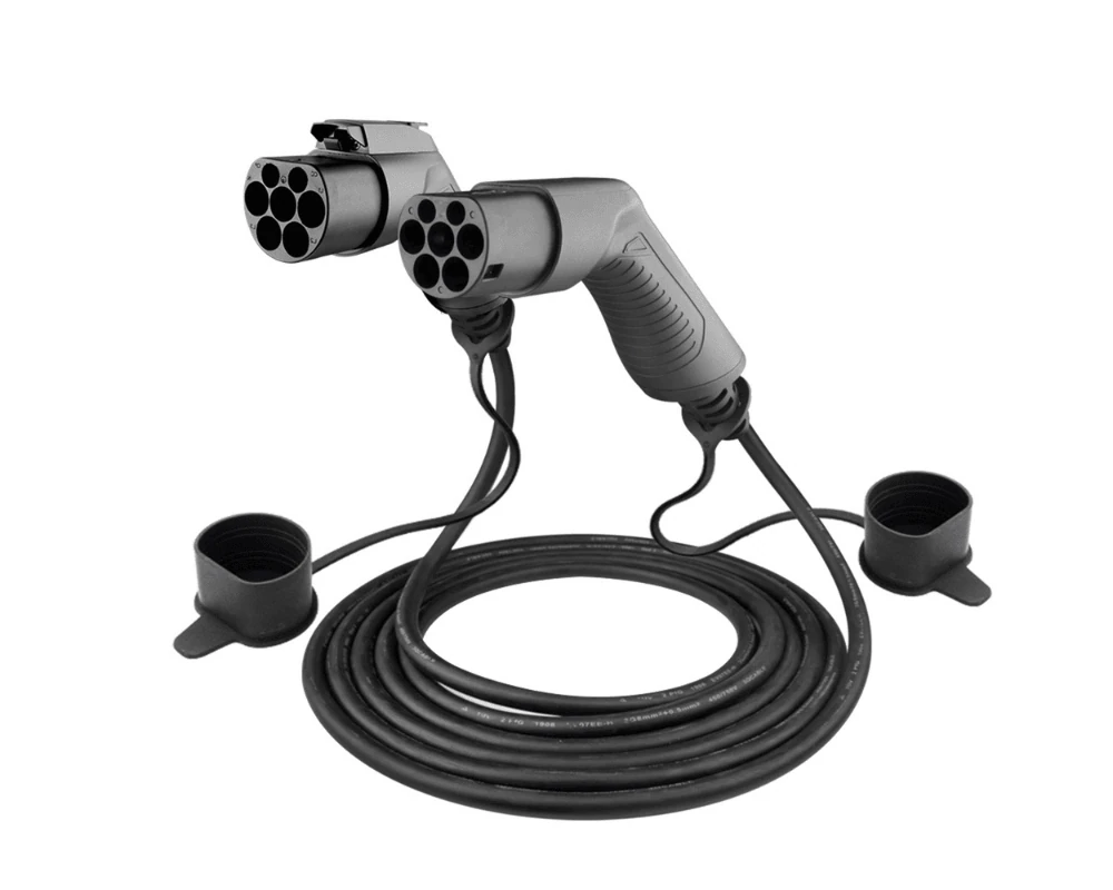 Ever Charger Araç Şarj Kablosu GBT 22 kW Kadar 5 Metre Mavi 