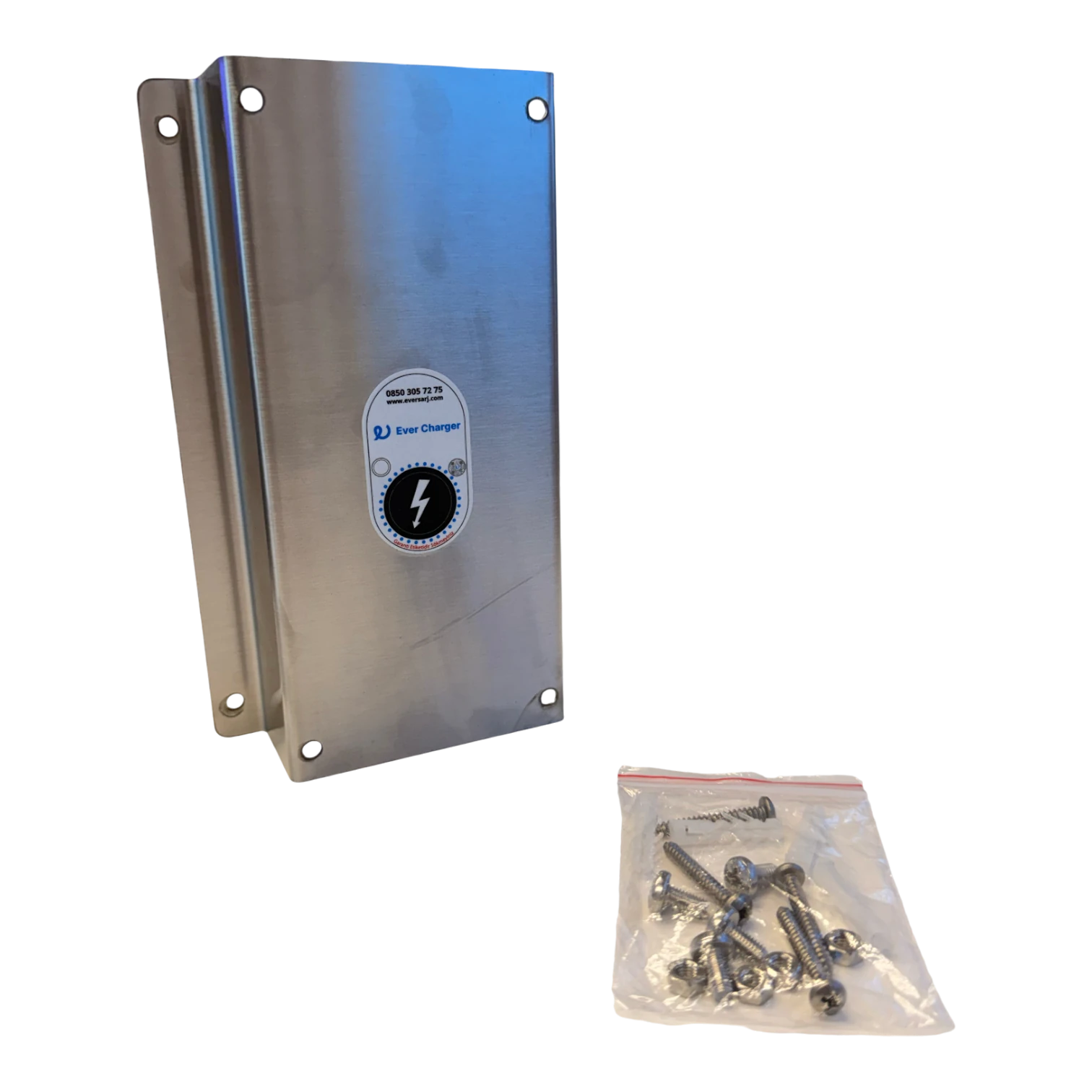 Ever Charger Duvara Montaj Aparatı Yükselticisi Paslanmaz Metal