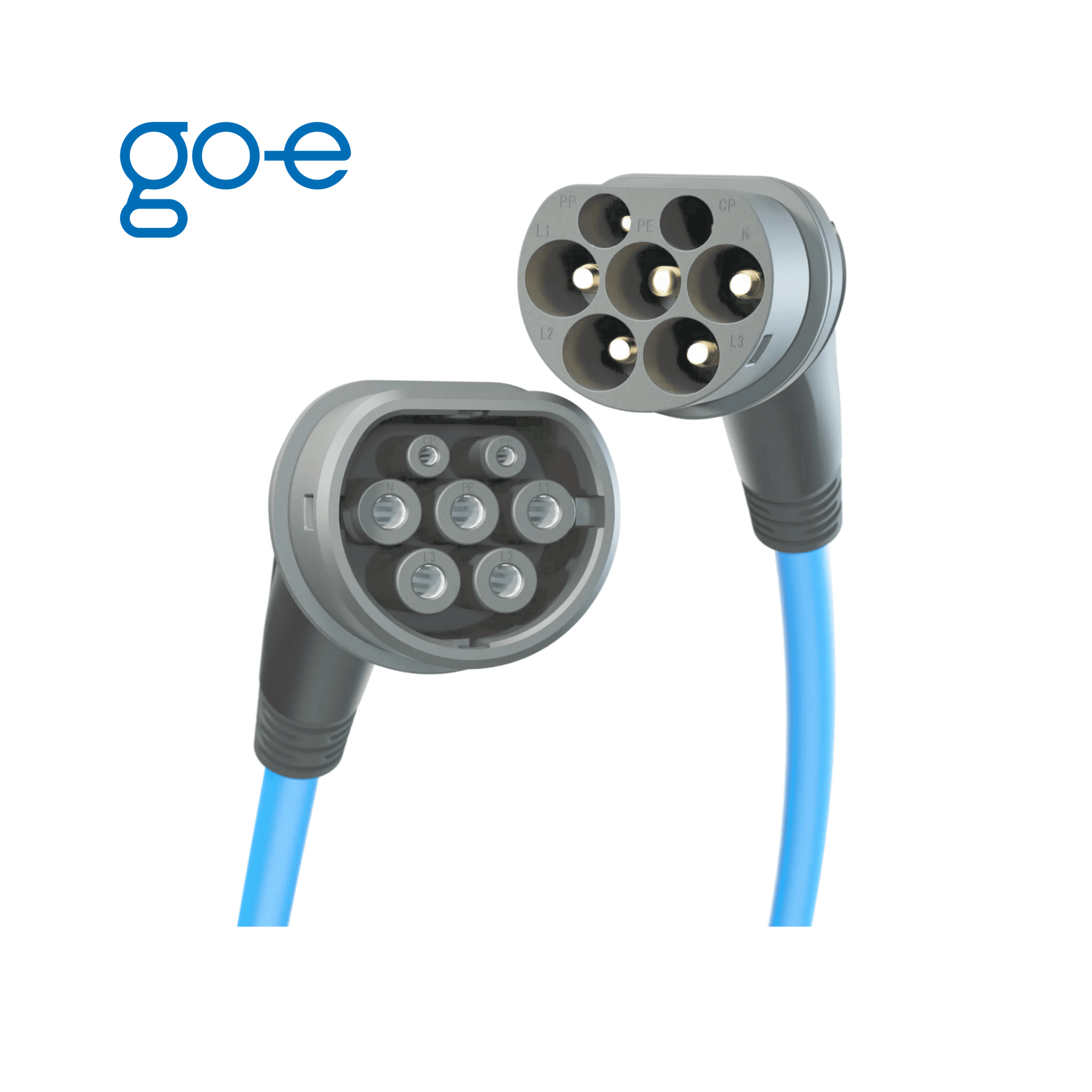 GO-E Charger TİP 2 Elektrikli Araç Şarj Kablosu - 2.5 Metre