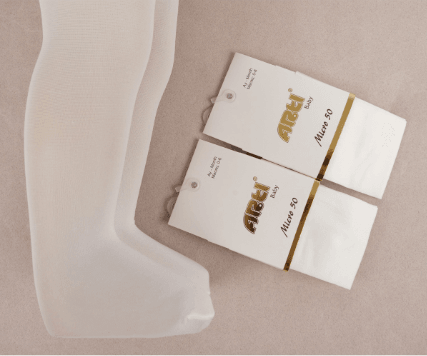 Yazlık Muz İnce Külotlu Çorap Micro 50 Krem