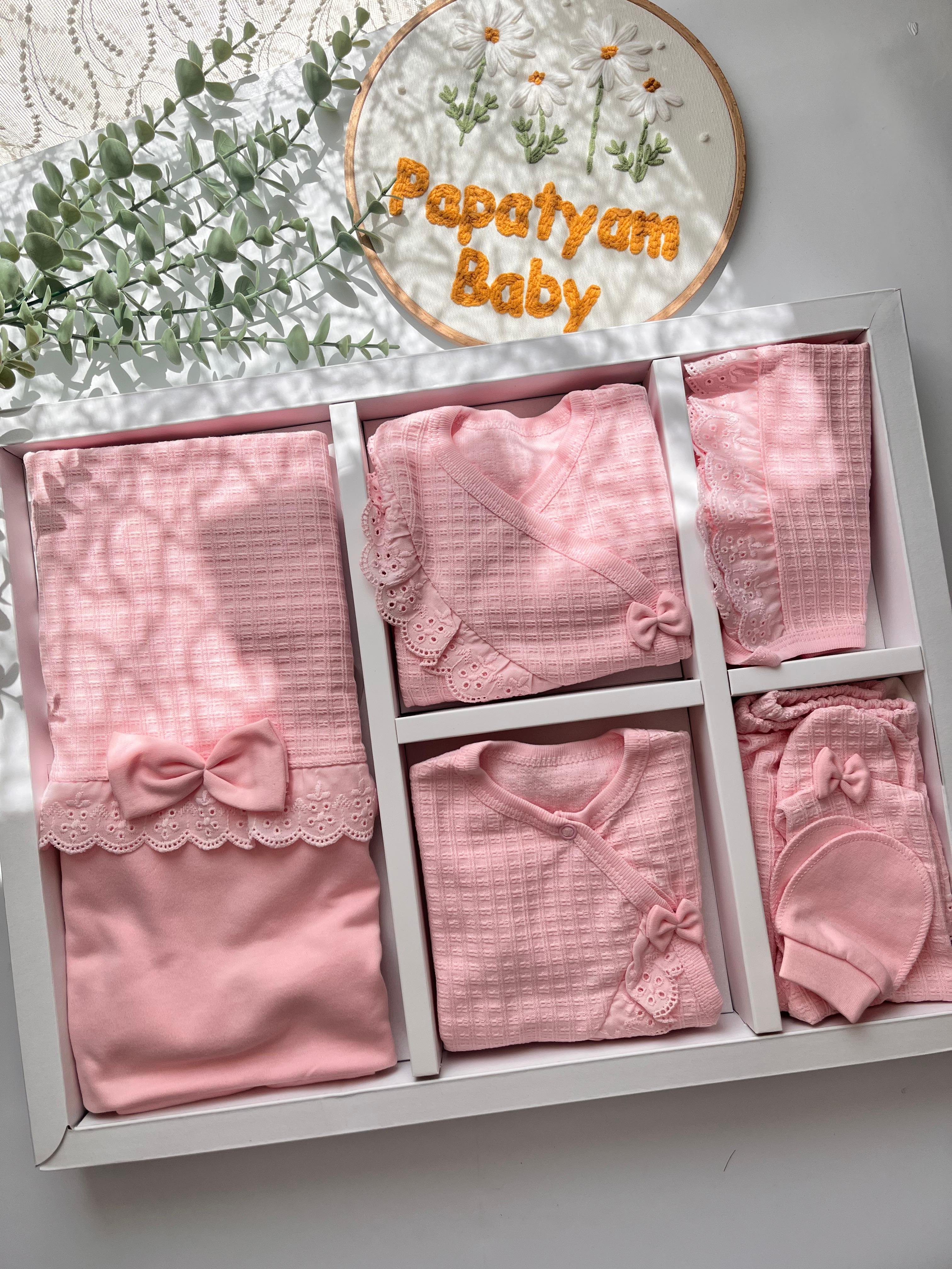 Pretty Girl 10 Parça Yenidoğan Hastane Çıkışı Seti Pembe