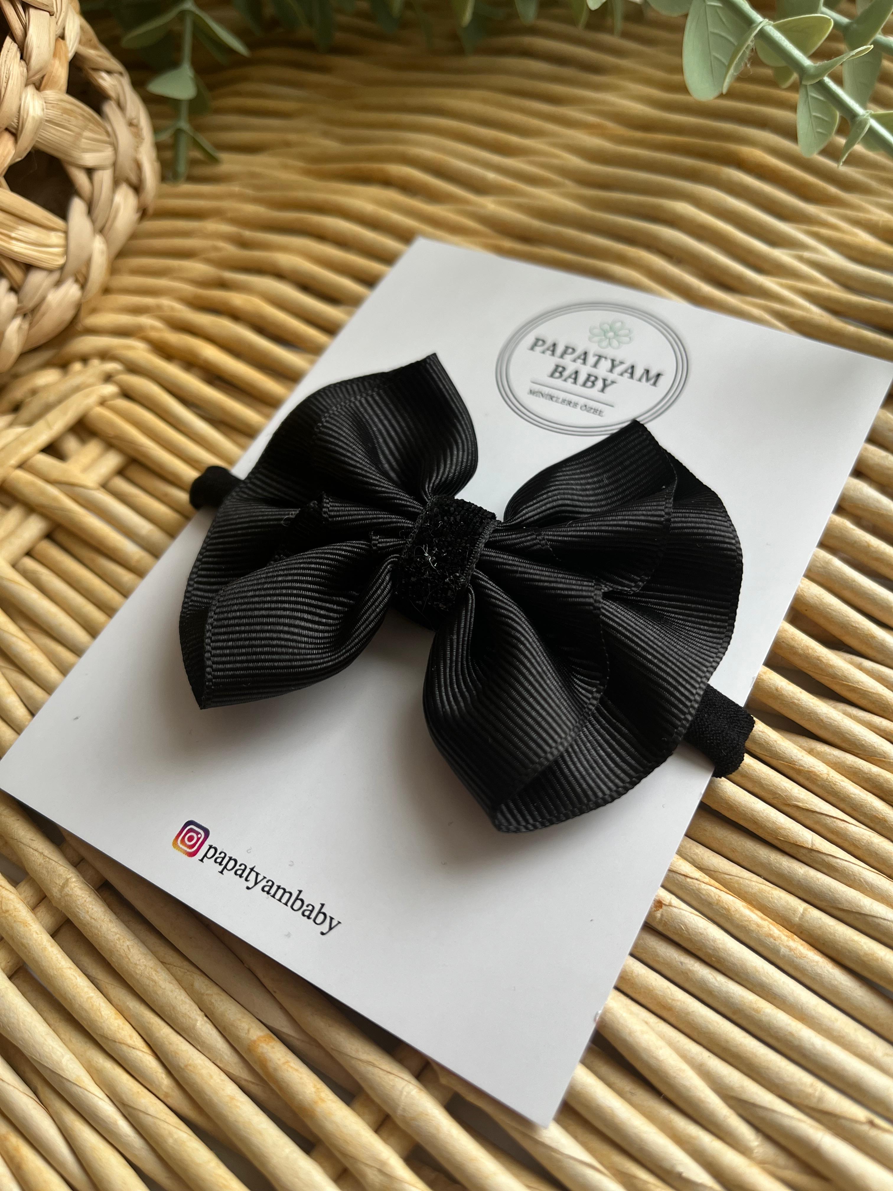 Siyak Ortası Simli Fiyonk Bandana