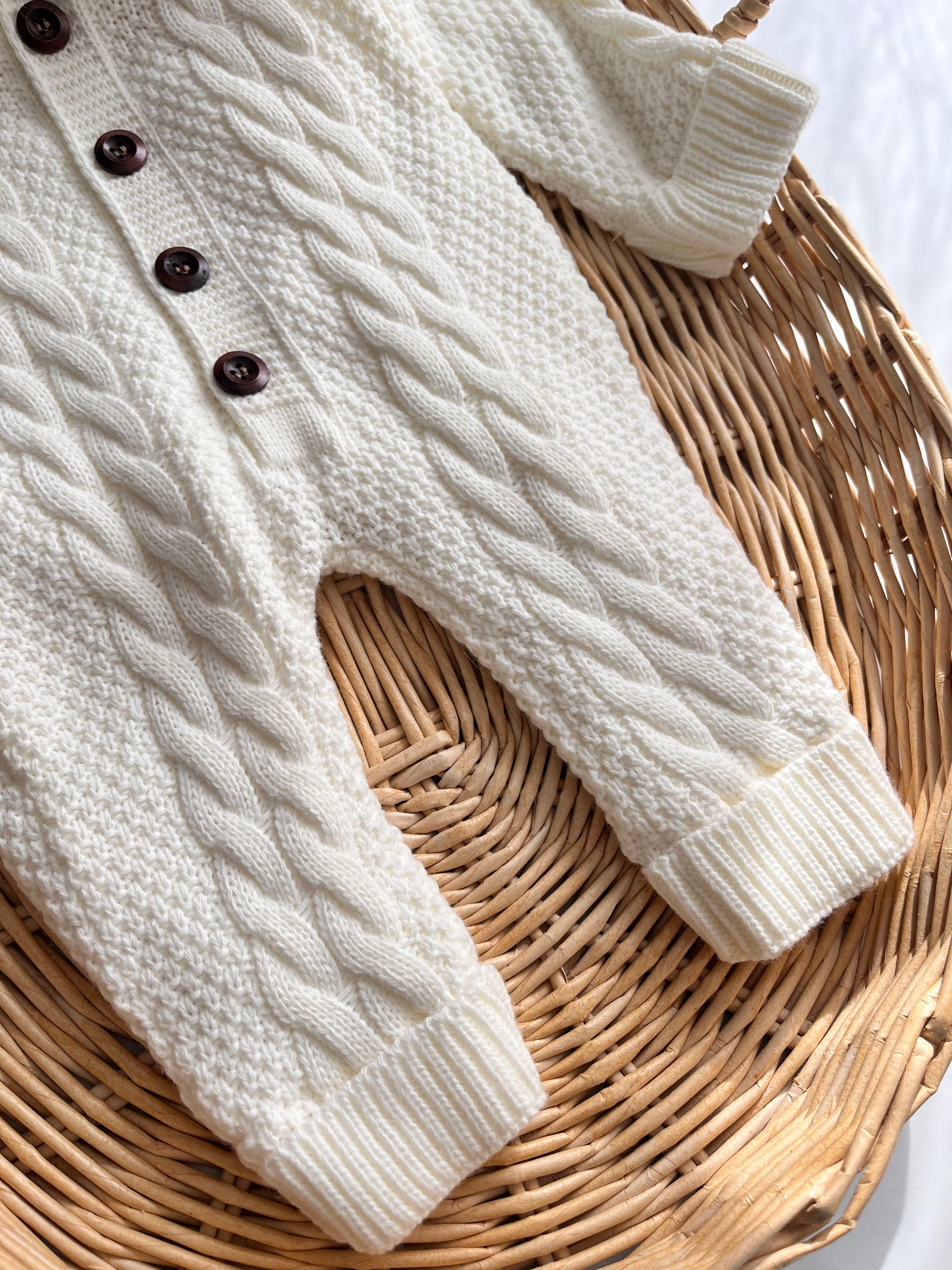 Kürklü İçi Welsoft Ördü Kalın Tulum Beyaz (Kürkü Çıkarılabilir)