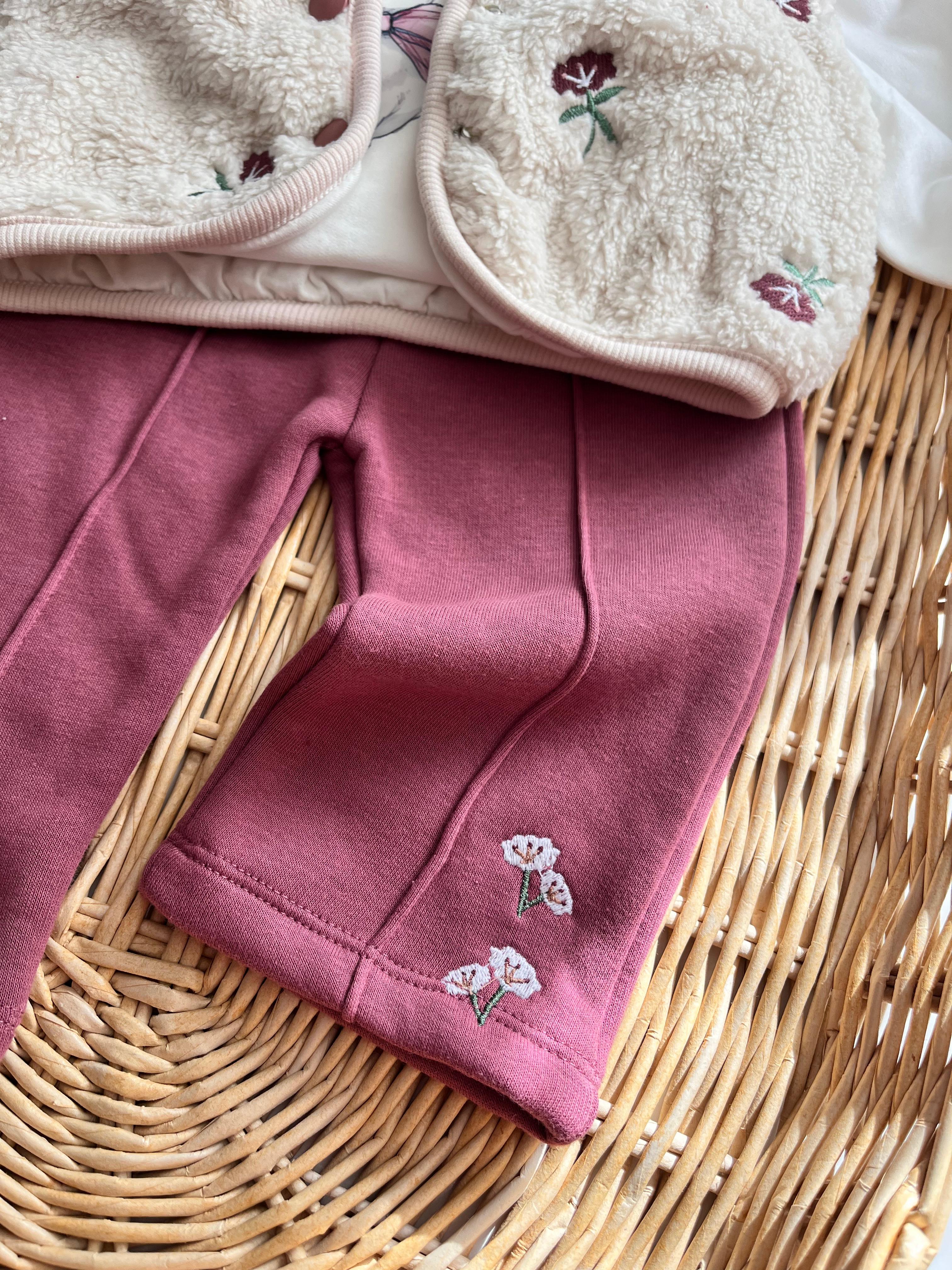 Bunny Peluş Yelekli Tshirt Alt 3'lü Takım