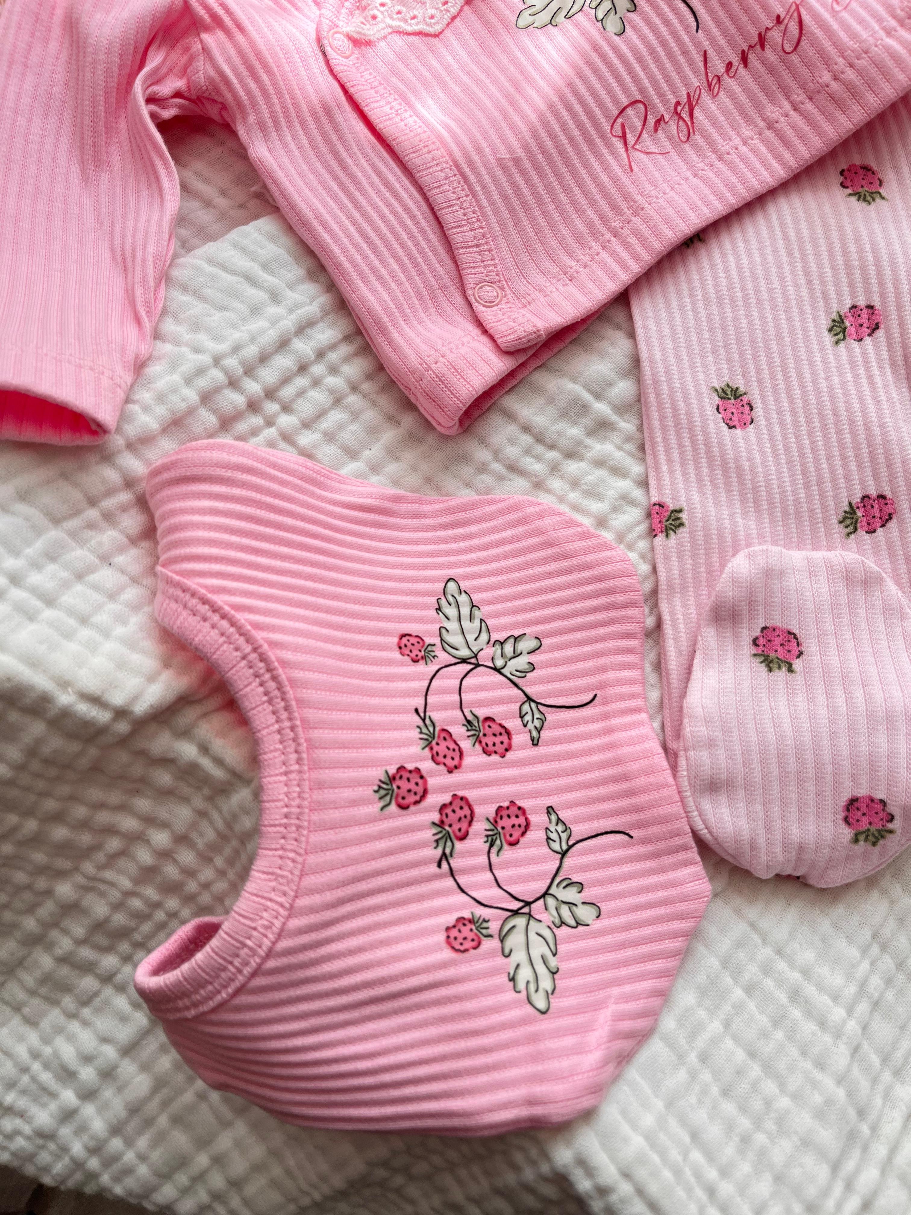 Ahududu Desen 5'li Yenidoğan Set